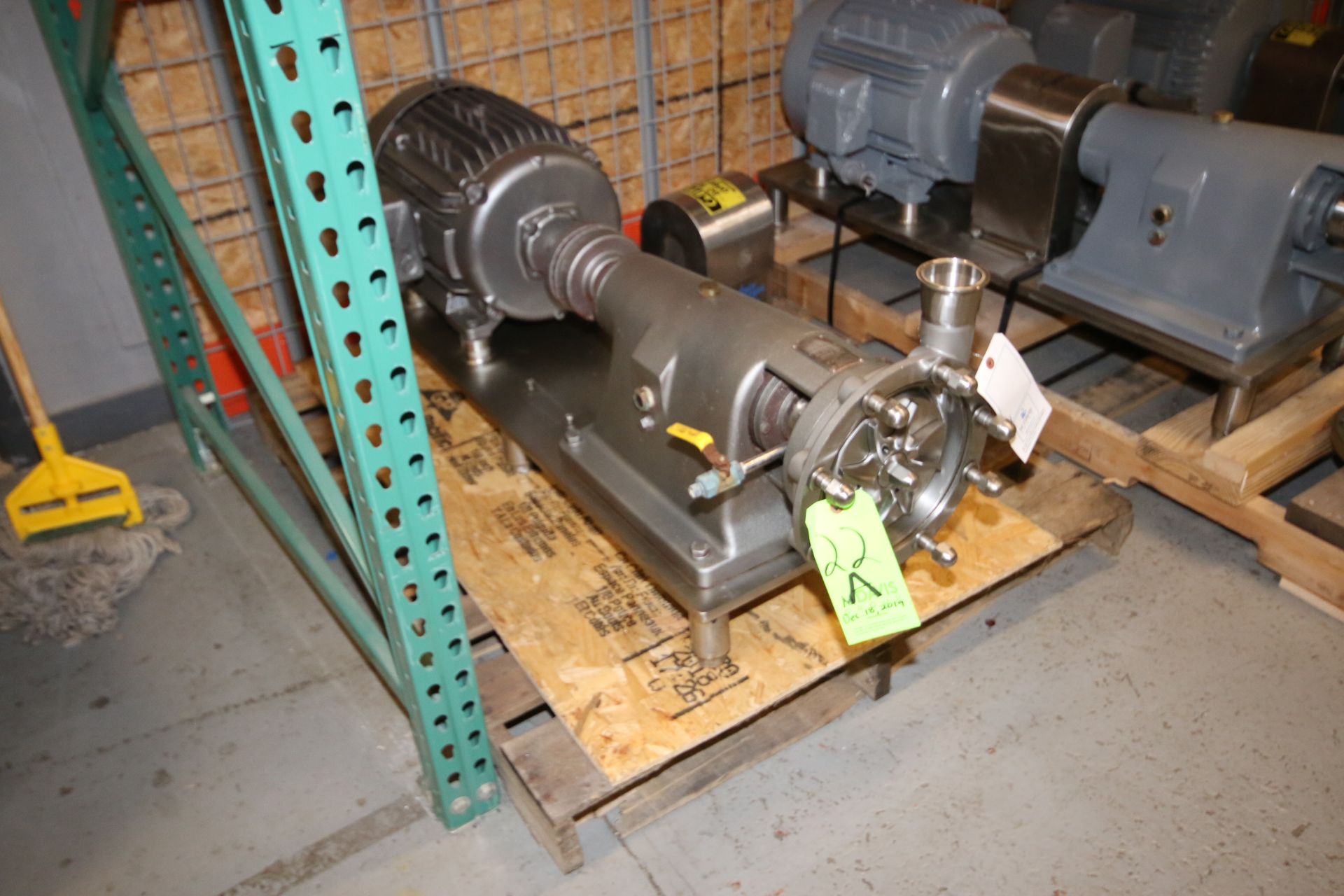 Fristam Multi Stage High Pressure S/S Centrifugal Pump, Model FM312-175, SN 72256, with 2.5" Clamp