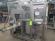 S/S Bottle Inspection Station, with Rear Infeed Conveyor, with Robotic Inspection Arm (LOCATED IN