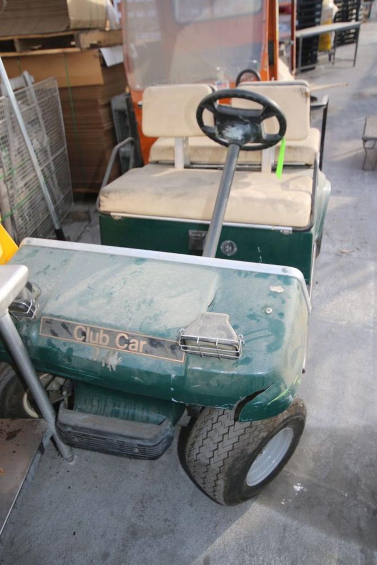 Club Car 4-Seater Electric Golf Cart, with Head Lights, #15 Cart (LOCATED IN COLTON, CA--RIG FEE $