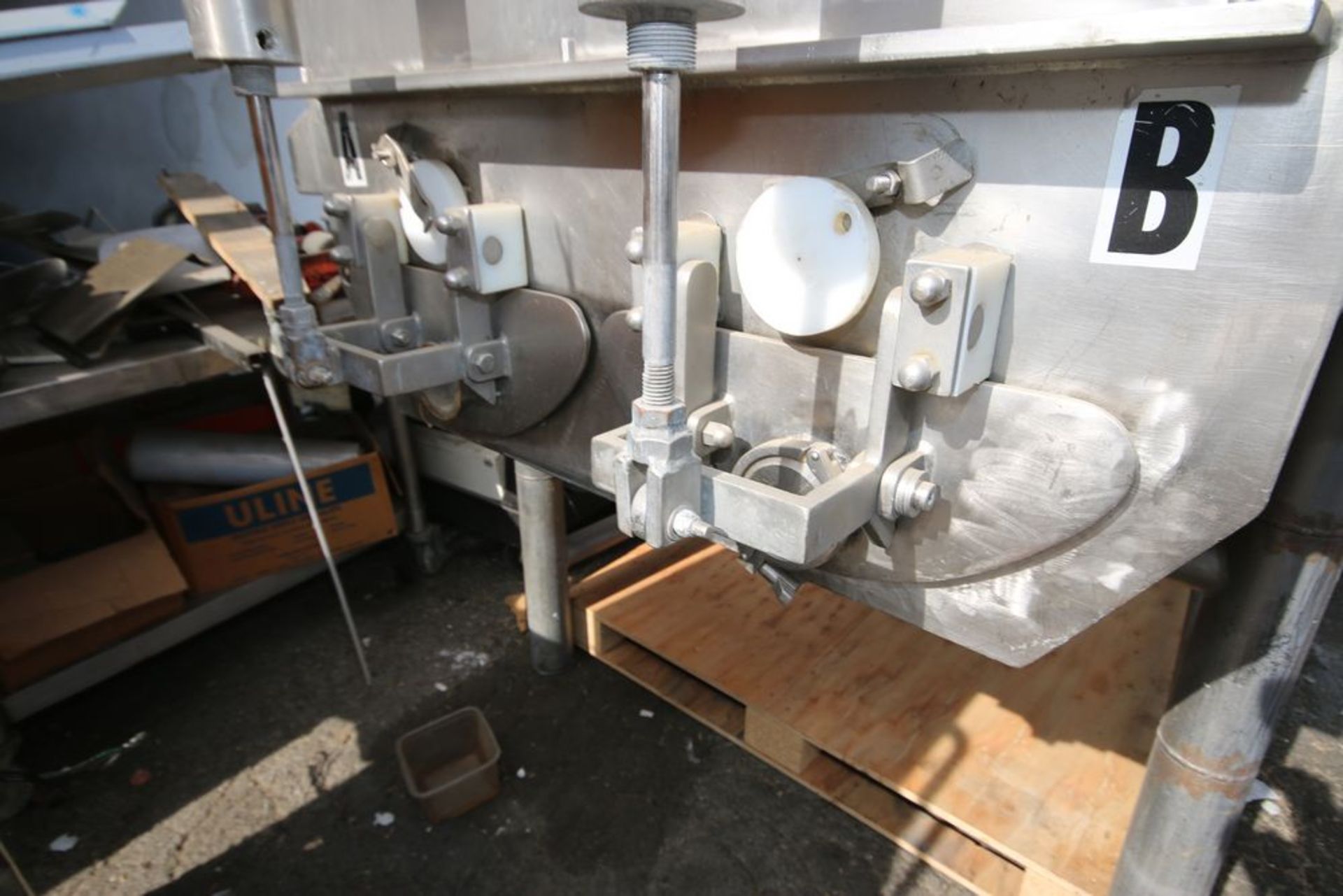 Custom S/S Dual Jacketed Paddle Blender, M/N COB1860RJ, S/N 83084, 60 PSIG 307 F, Metal Thickness: - Image 6 of 8