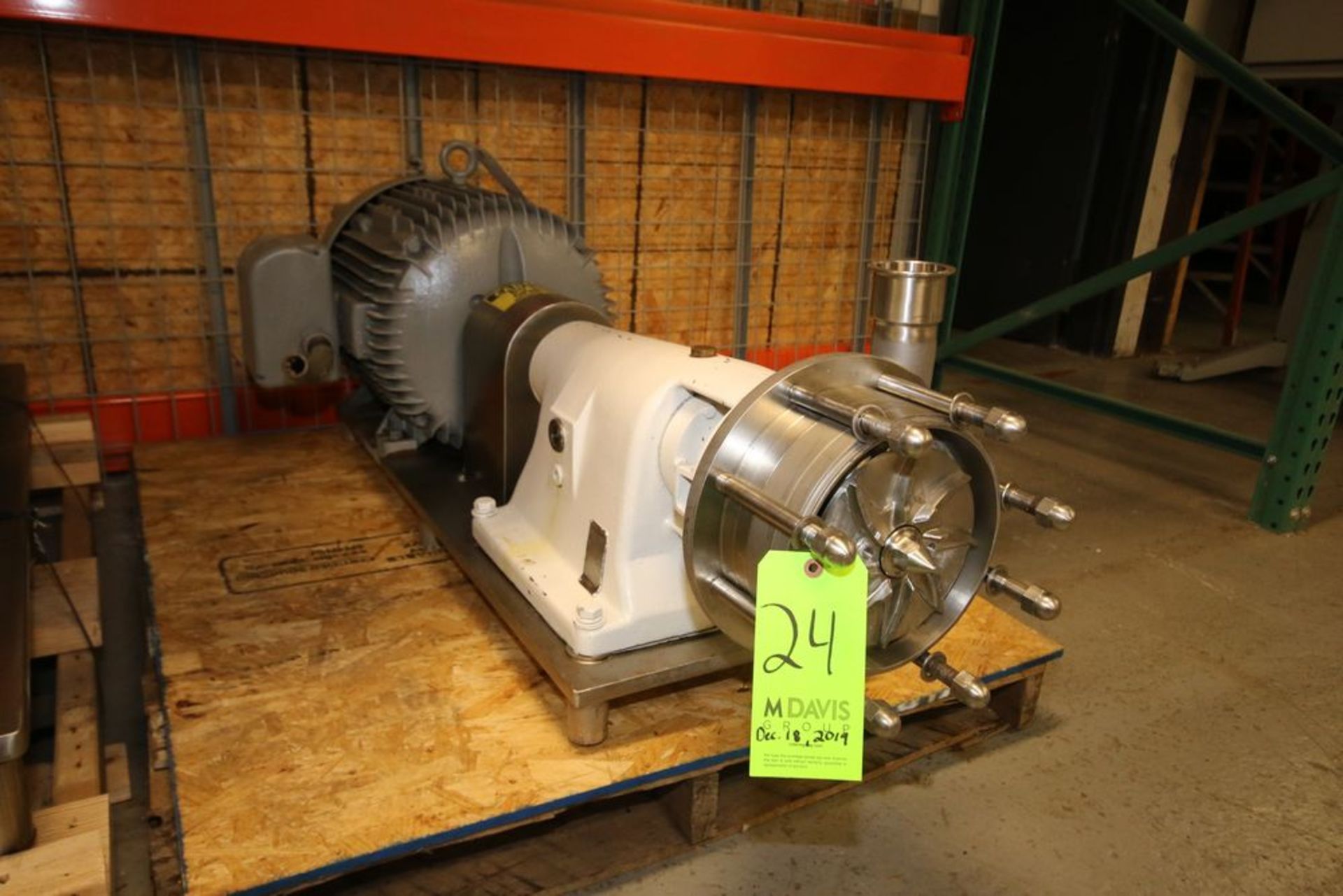 Fristam Multi Stage High Pressure S/S Centrifugal Pump, Model FM332-175, SN 68012, with 2.5" Clamp