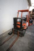 Toyota Low Profile Mast Sit-Down Propane Forklift, Mast Dims.: Aprox. 53" H, 2-Stage Mast, with Side