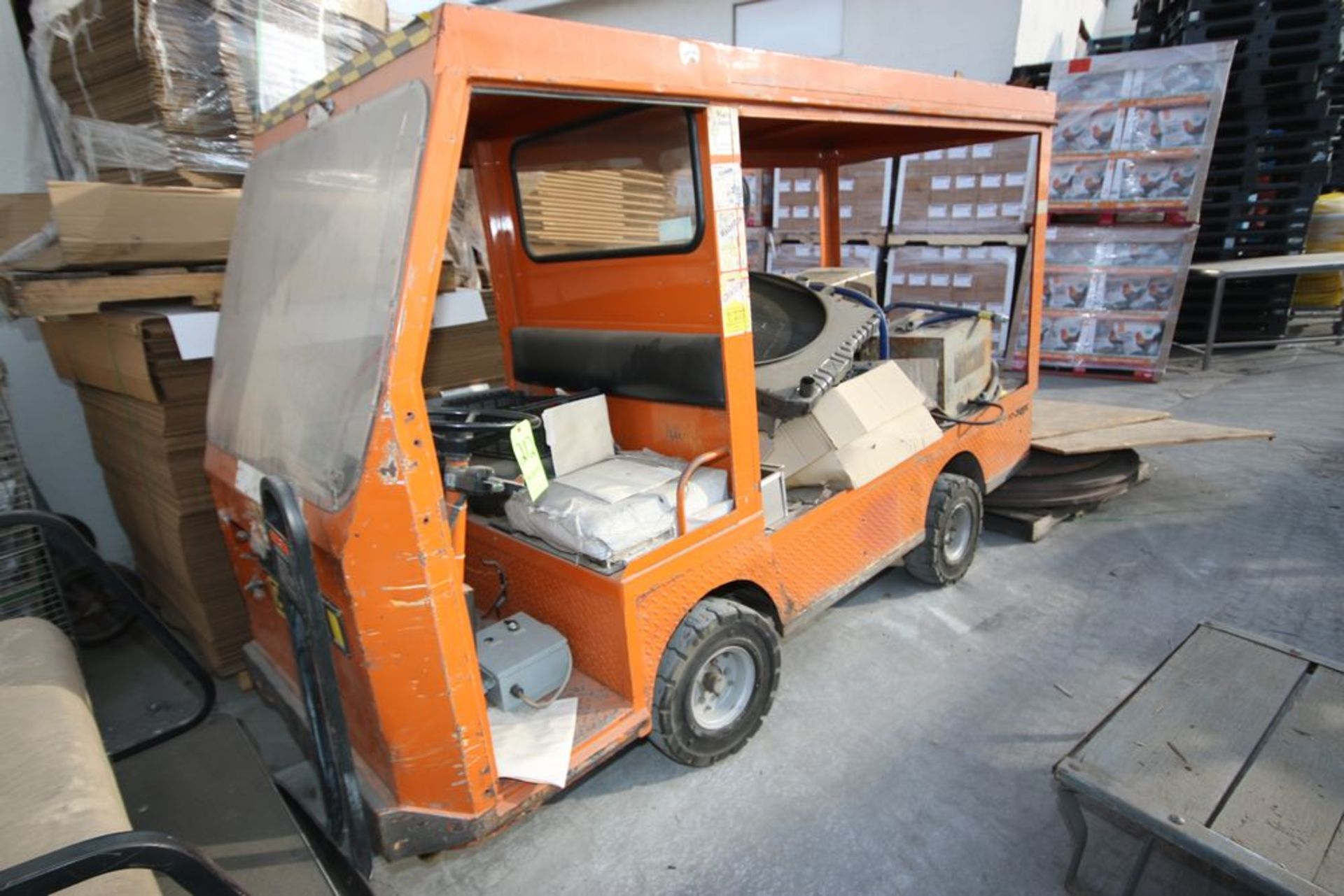 Taylor Dunn Electric Plant Cart, with 2,523 Hours (NOTE: Does Not Include Contents)(LOCATED IN