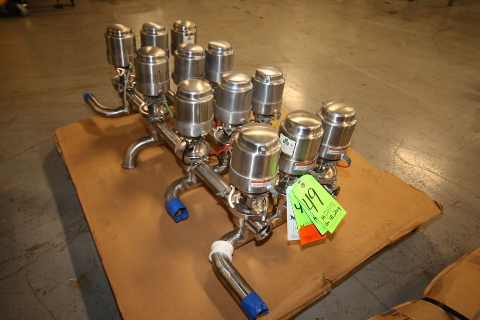 Tri-Clover 2" S/S Air Valve Manifold /Cluster, with Model 361 Valves (W179)(Located in Pittsburgh, - Image 4 of 4