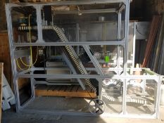 Bottle Elevator System, with (2) SEW Drives, Overall Dims., 120" L x 93" H (LOCATED IN FT. WORTH,