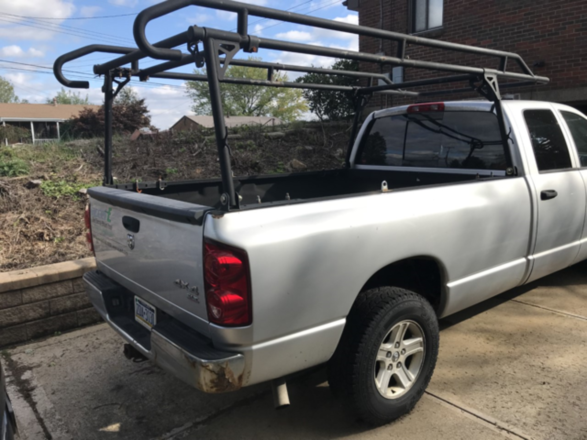 2007 Dodge Ram 1500 Pick Up Truck, Quad Cab SLT 4x4, with 5.7 Liter Hemi Engine-Automatic, Gray - Image 14 of 28