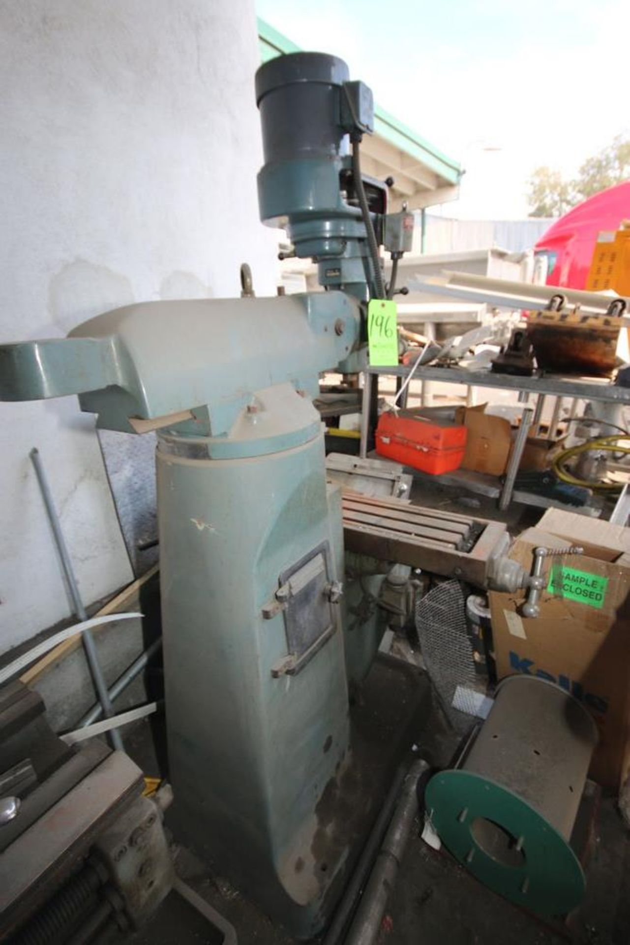 Frejoth Vertical Shop Mill, S/N K2592103B, with Adjustable Table, with Top Mounted Drive (LOCATED IN - Image 2 of 2