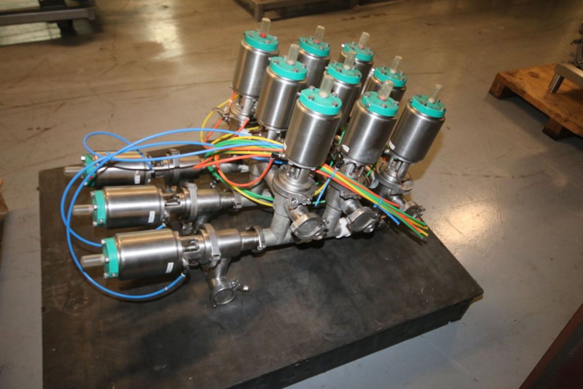 Tri-Clover 2" S/S Air Valve Manifold /Cluster, with Model 761 Valves (W178) (Located in - Image 3 of 3