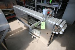 Straight Section of 4-Lane Conveyor, with S/S Frame, Aprox. 78" L (LOCATED IN COLTON, CA--$50.00 RIG