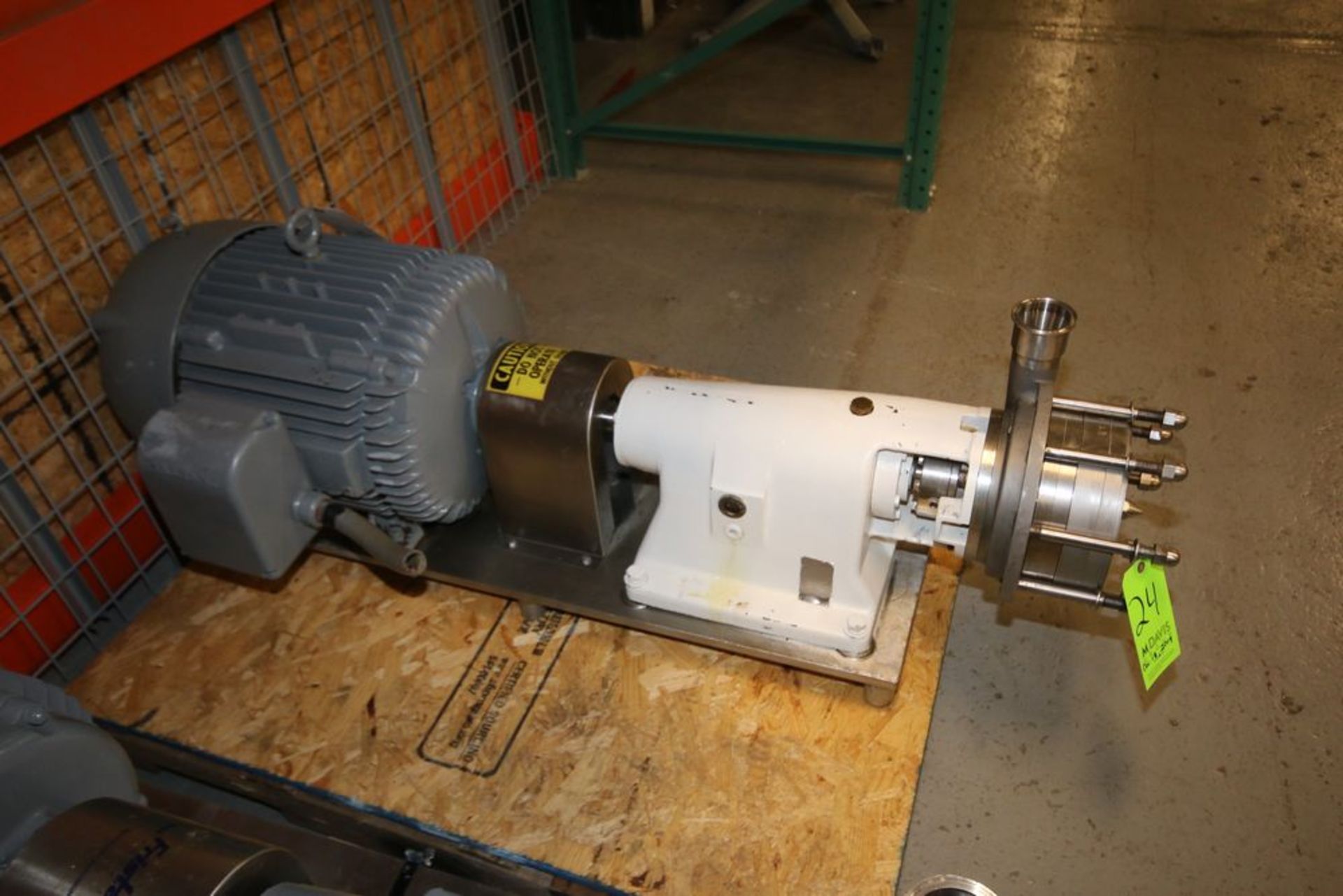 Fristam Multi Stage High Pressure S/S Centrifugal Pump, Model FM332-175, SN 68012, with 2.5" Clamp - Image 4 of 4