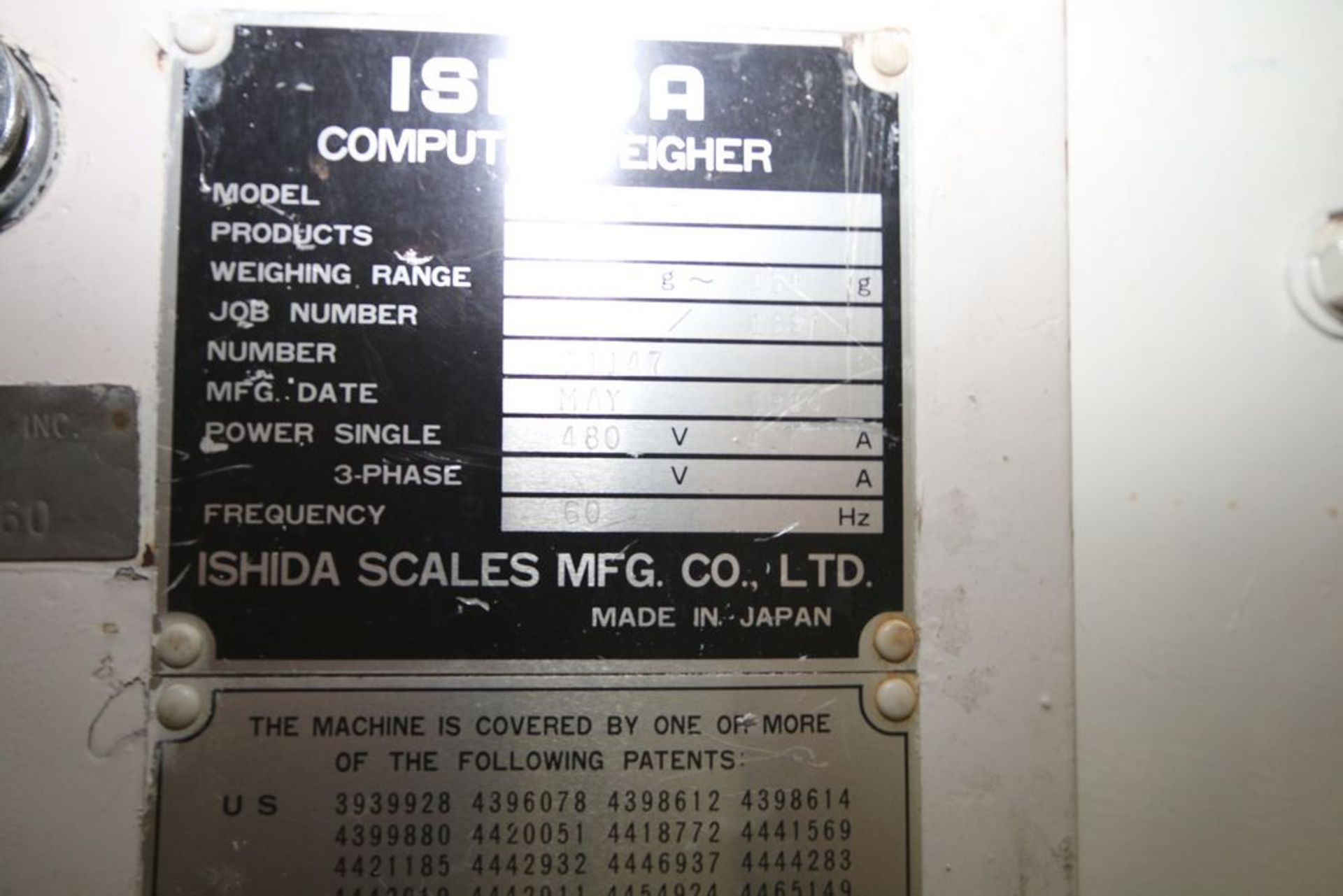 Ishida 14-Station Bucket Scale System, M/N CCW-S-212, Weighing Range: 14 g - 454 g, 480 Volts, - Image 5 of 7