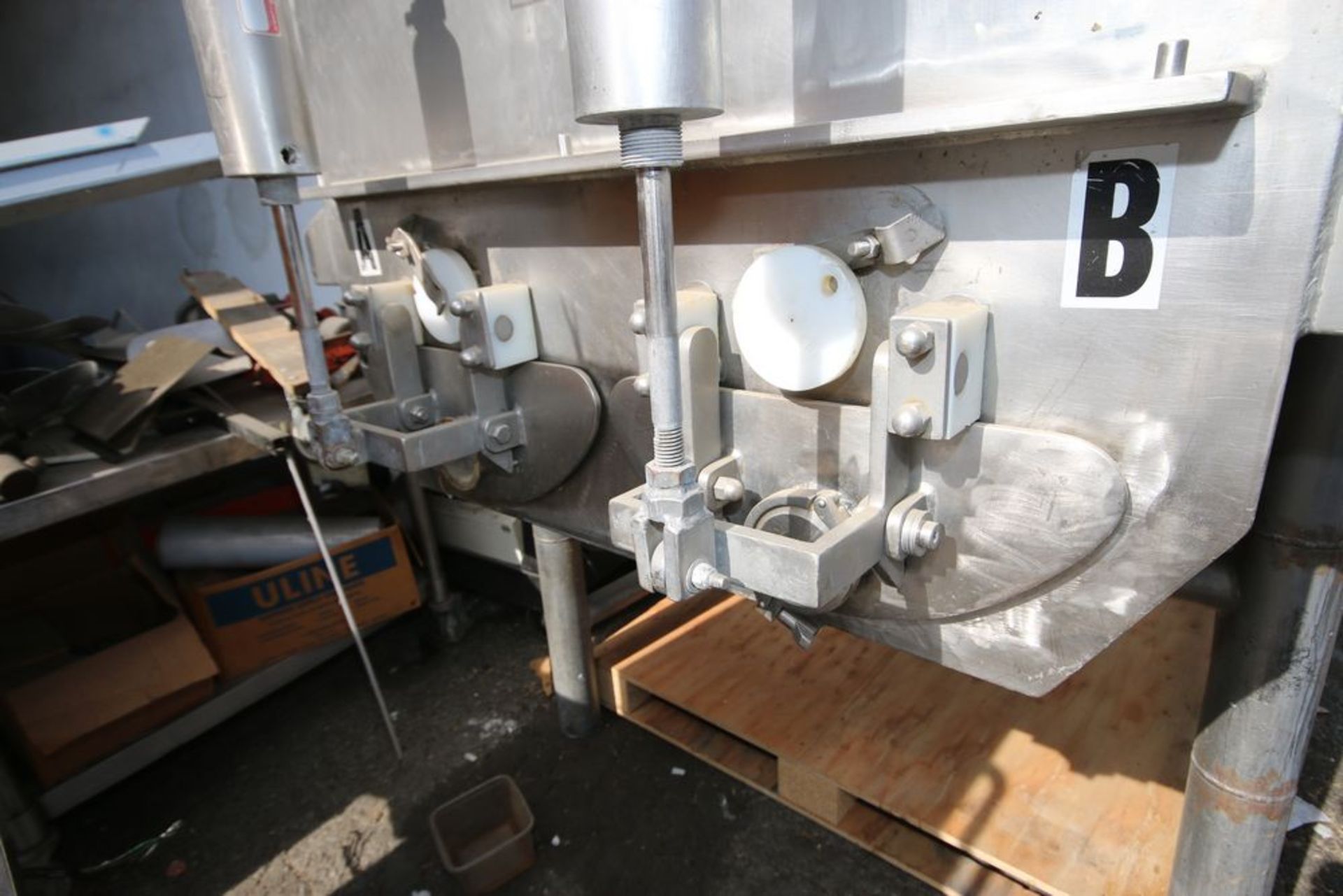 Custom S/S Dual Jacketed Paddle Blender, M/N COB1860RJ, S/N 83084, 60 PSIG 307 F, Metal Thickness: - Image 7 of 8