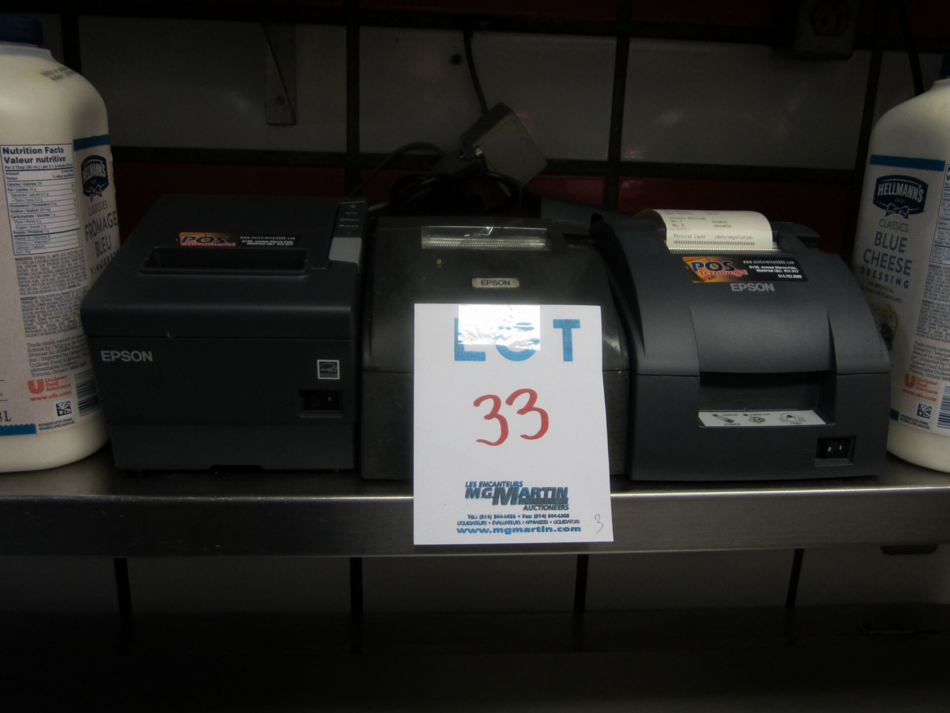 LOT INCLUDING 3 EPSON PRINTERS