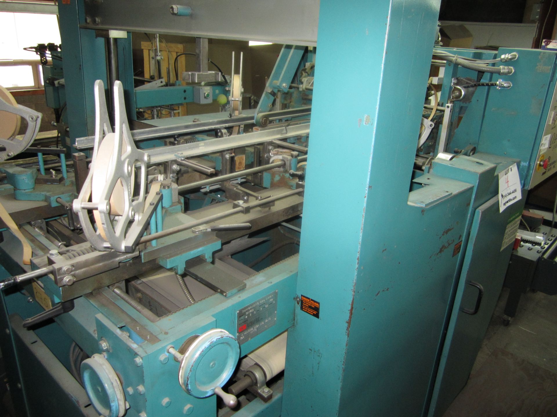 INCLUDING: CRATHERM & SMITH WRAPPER #1142 MODEL BNS SPOTTER 56 MODEL RBS S/N 56 AUTOMATIC GLUER ,ETC - Image 23 of 26