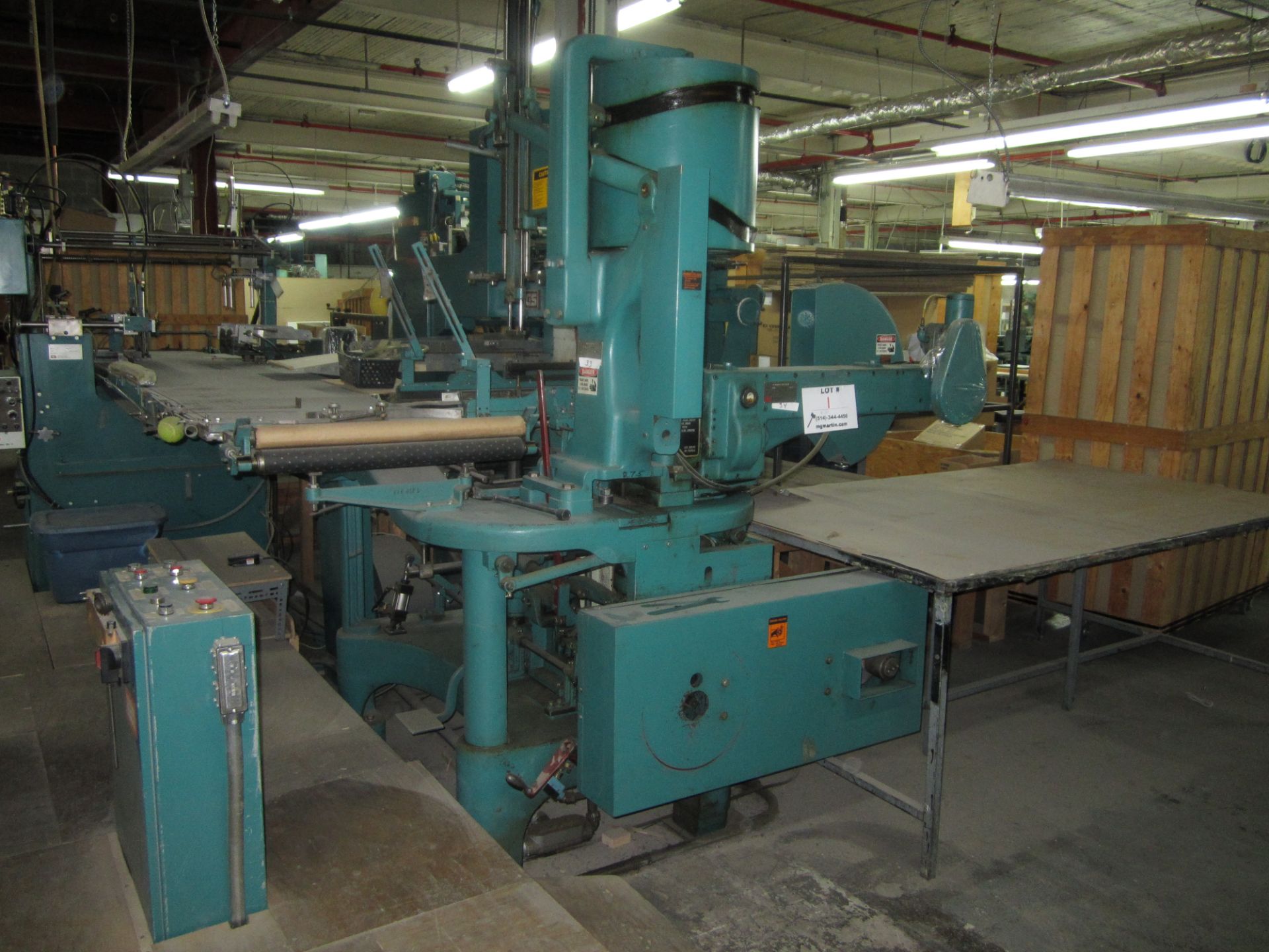 INCLUDING: CRATHERM & SMITH WRAPPER #1142 MODEL BNS SPOTTER 56 MODEL RBS S/N 56 AUTOMATIC GLUER ,ETC - Image 2 of 26