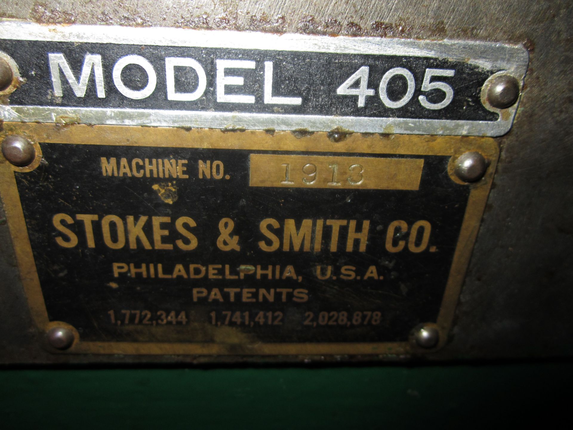 FMC WRAPPER #482 STOKES & SMITH MODEL C/W GLUER MODEL H + CONVEYOR - Image 7 of 7