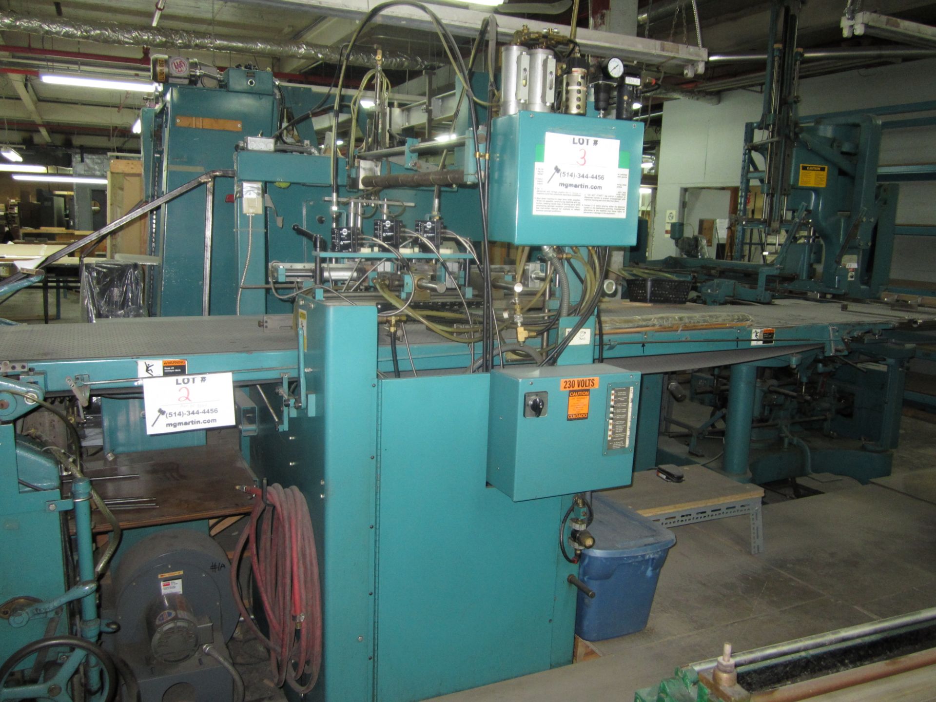 INCLUDING: CRATHERM & SMITH WRAPPER #1142 MODEL BNS SPOTTER 56 MODEL RBS S/N 56 AUTOMATIC GLUER ,ETC - Image 15 of 26