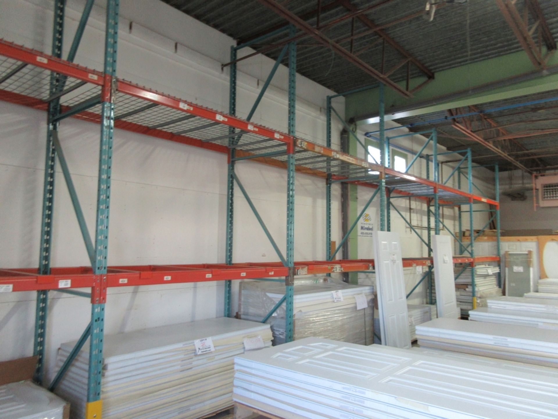 6 section industrial metal racking(42”x84”x14fth)