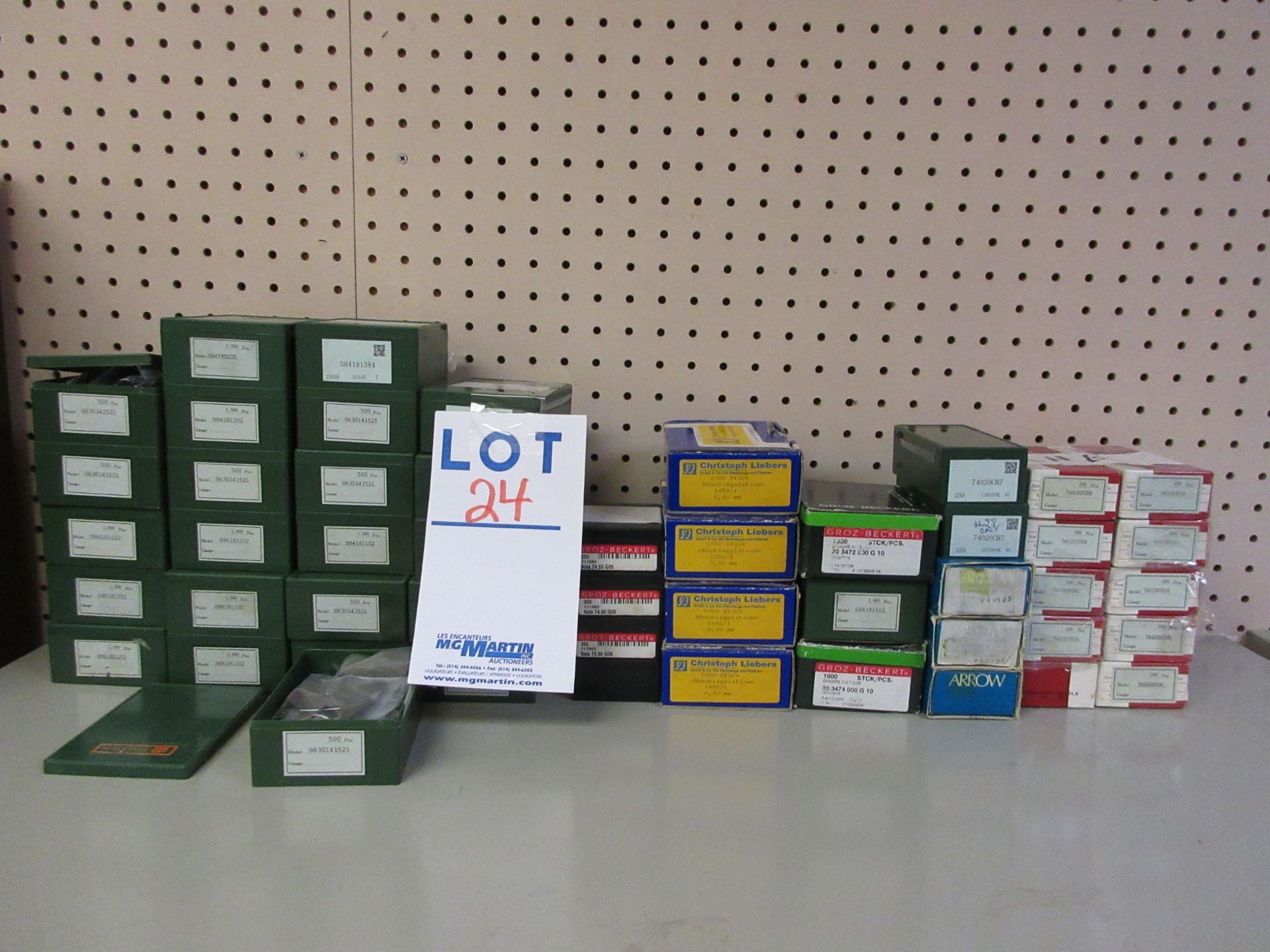 LOT including 46 boxes of needles, etc.