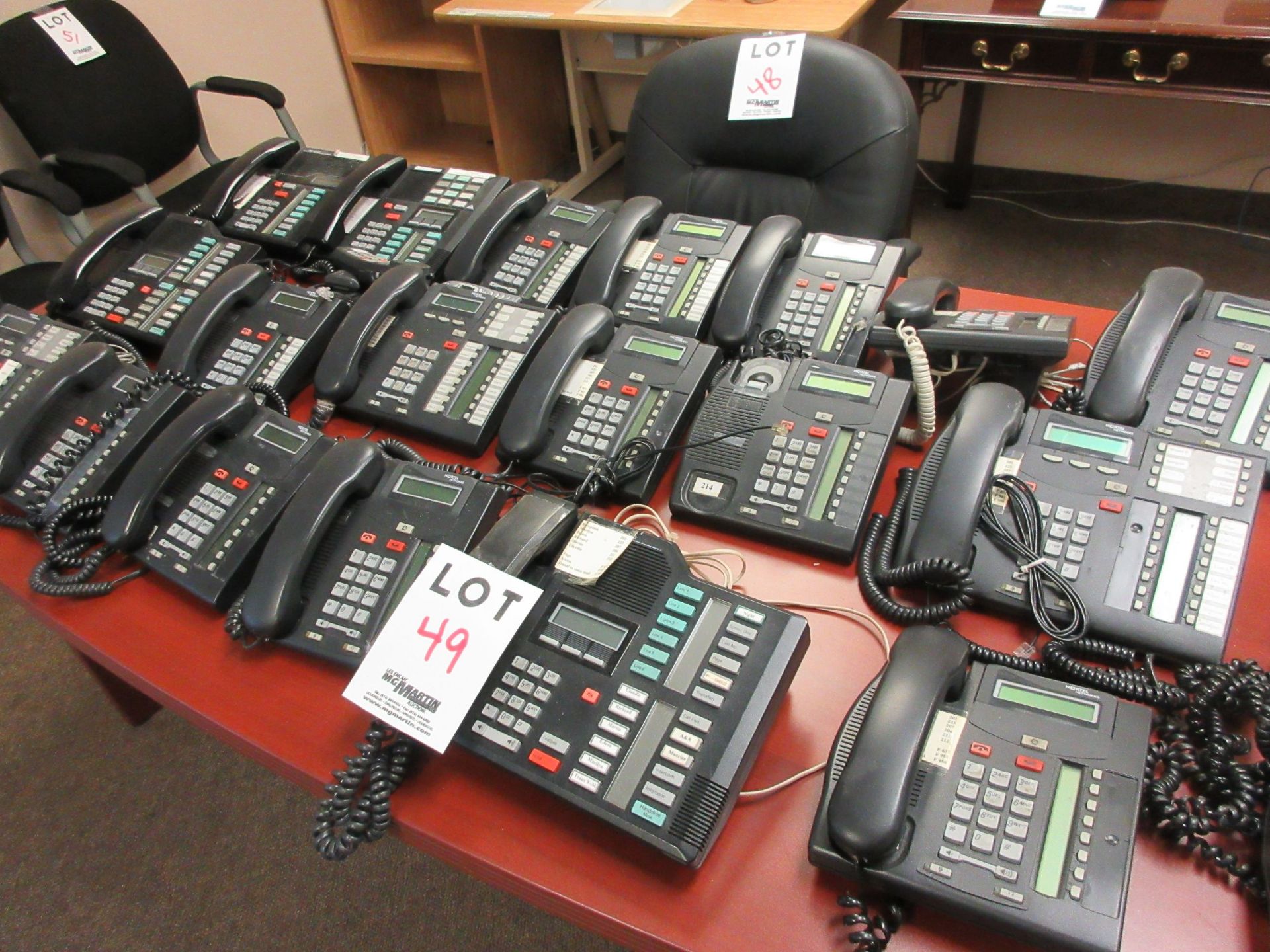 LOT including 24 phones NORTEL + MERIDIAN