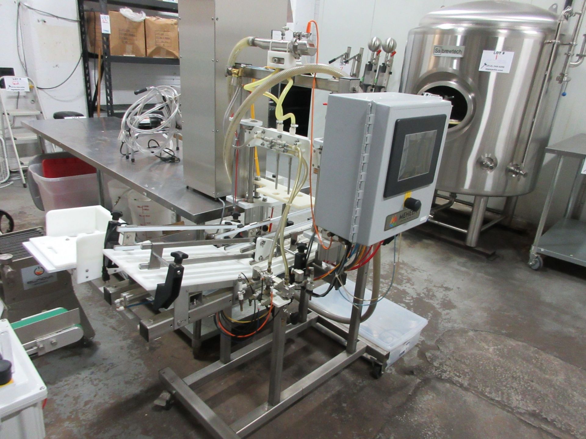 MEHEEN FILLER 2 head for carbonated beverages 600 bottles per hour - Image 6 of 7