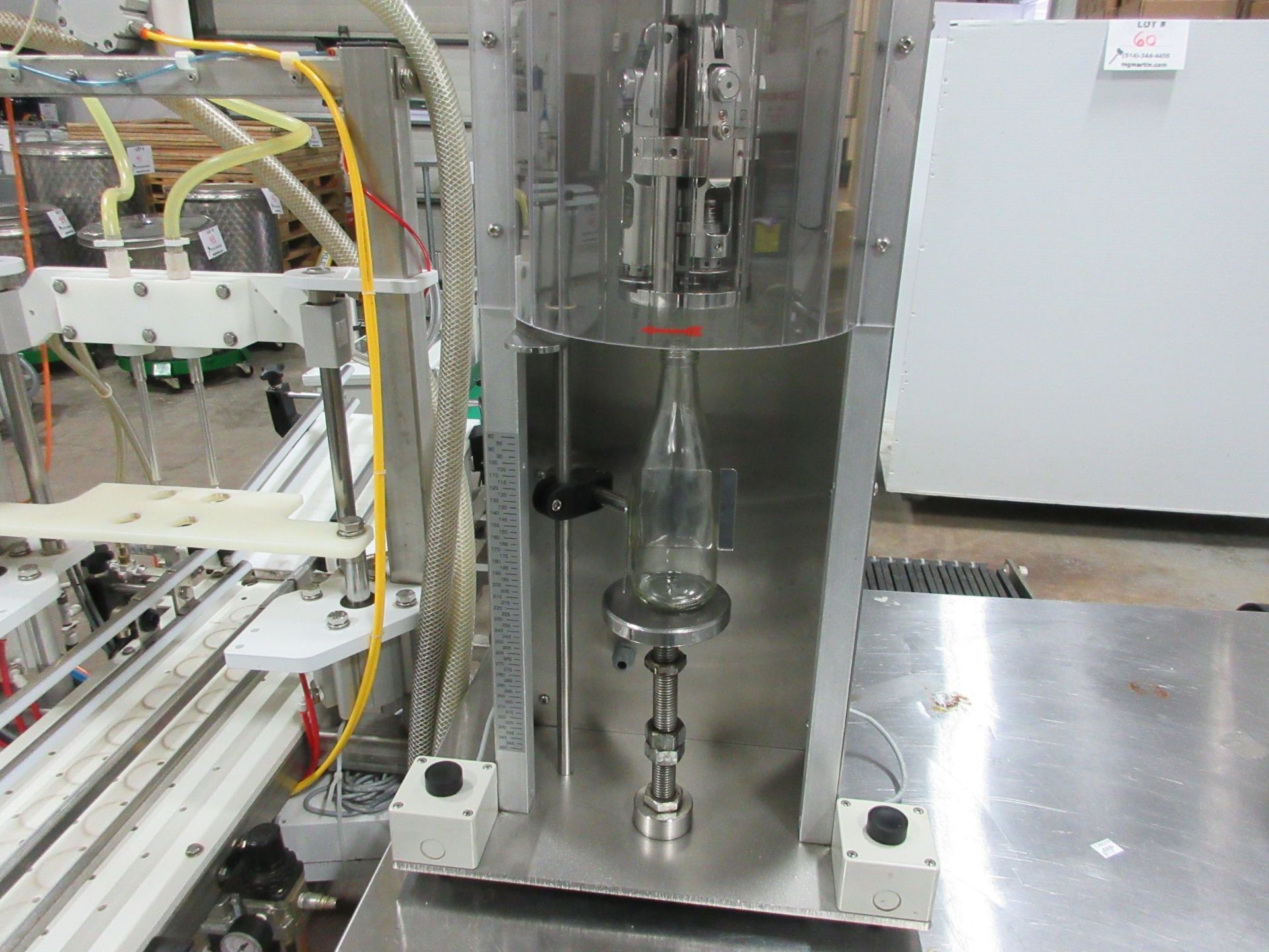 ROPP TECHNOMAX DUE semi- automatic mechanic capping machine 600 bottles/hr model TSM-2005 (CSA) - Image 4 of 6