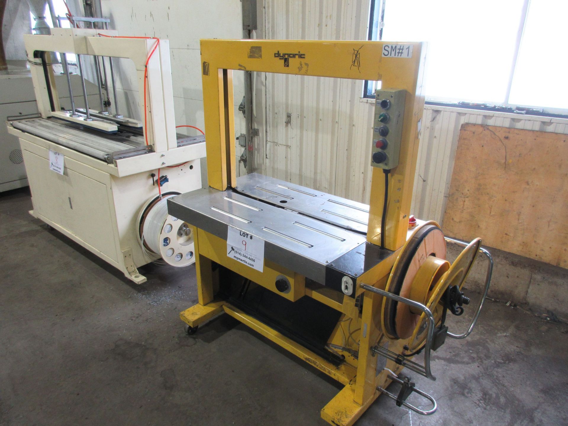 DYNARIC strapping machine, Model : AM600, 33" wide CAP - Image 2 of 3