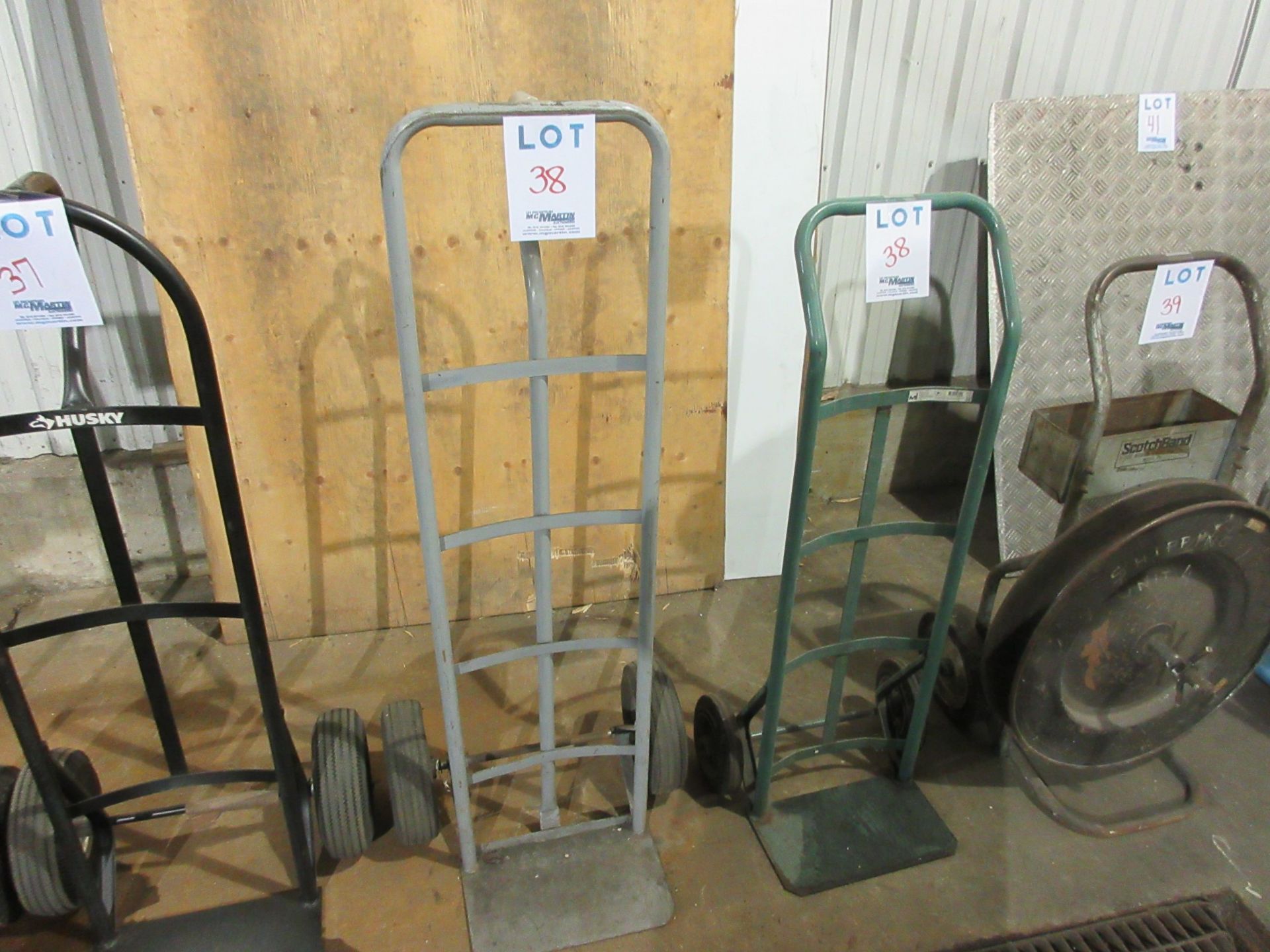 Including (2) assorted hand trucks