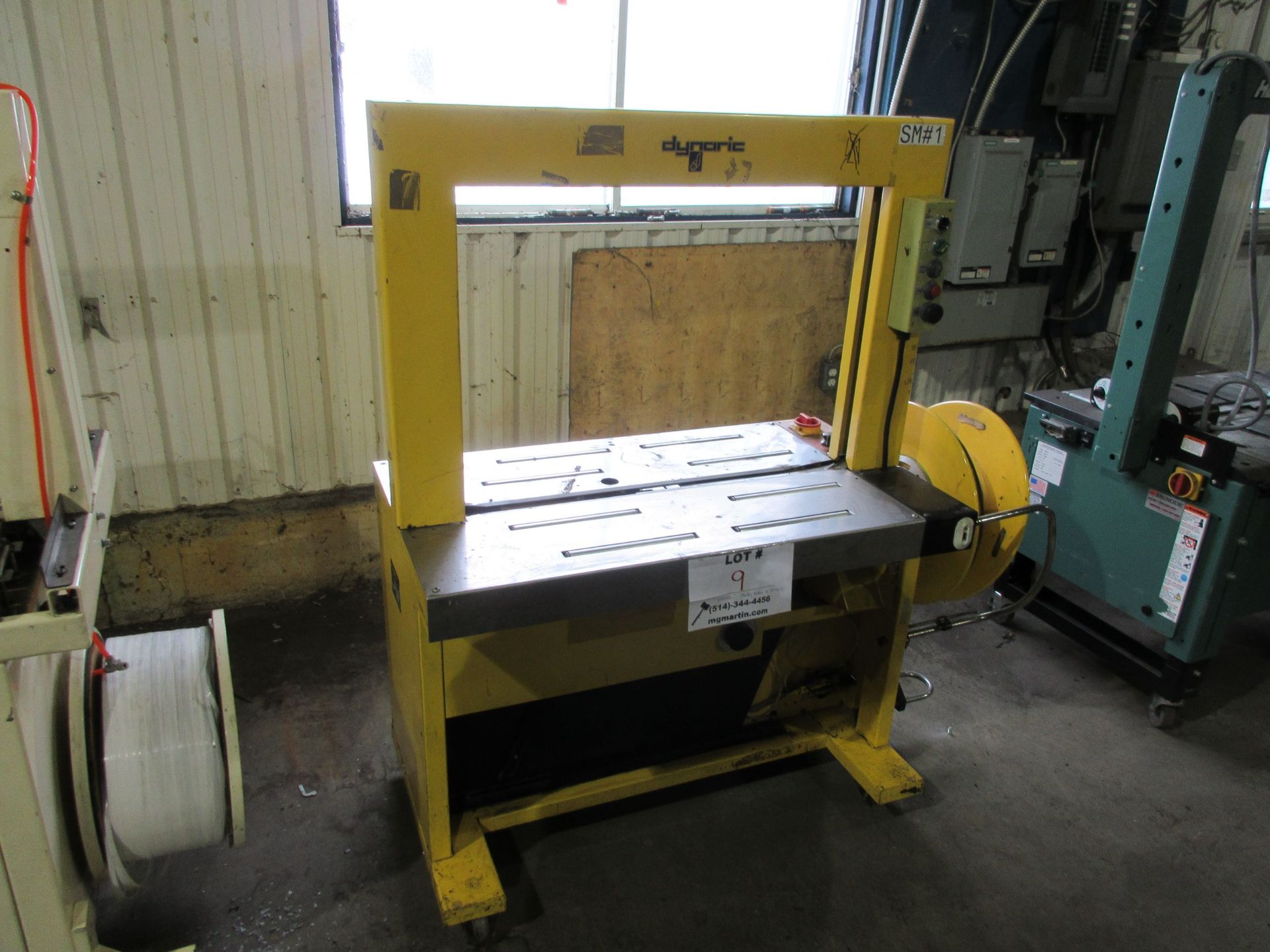 DYNARIC strapping machine, Model : AM600, 33" wide CAP - Image 3 of 3