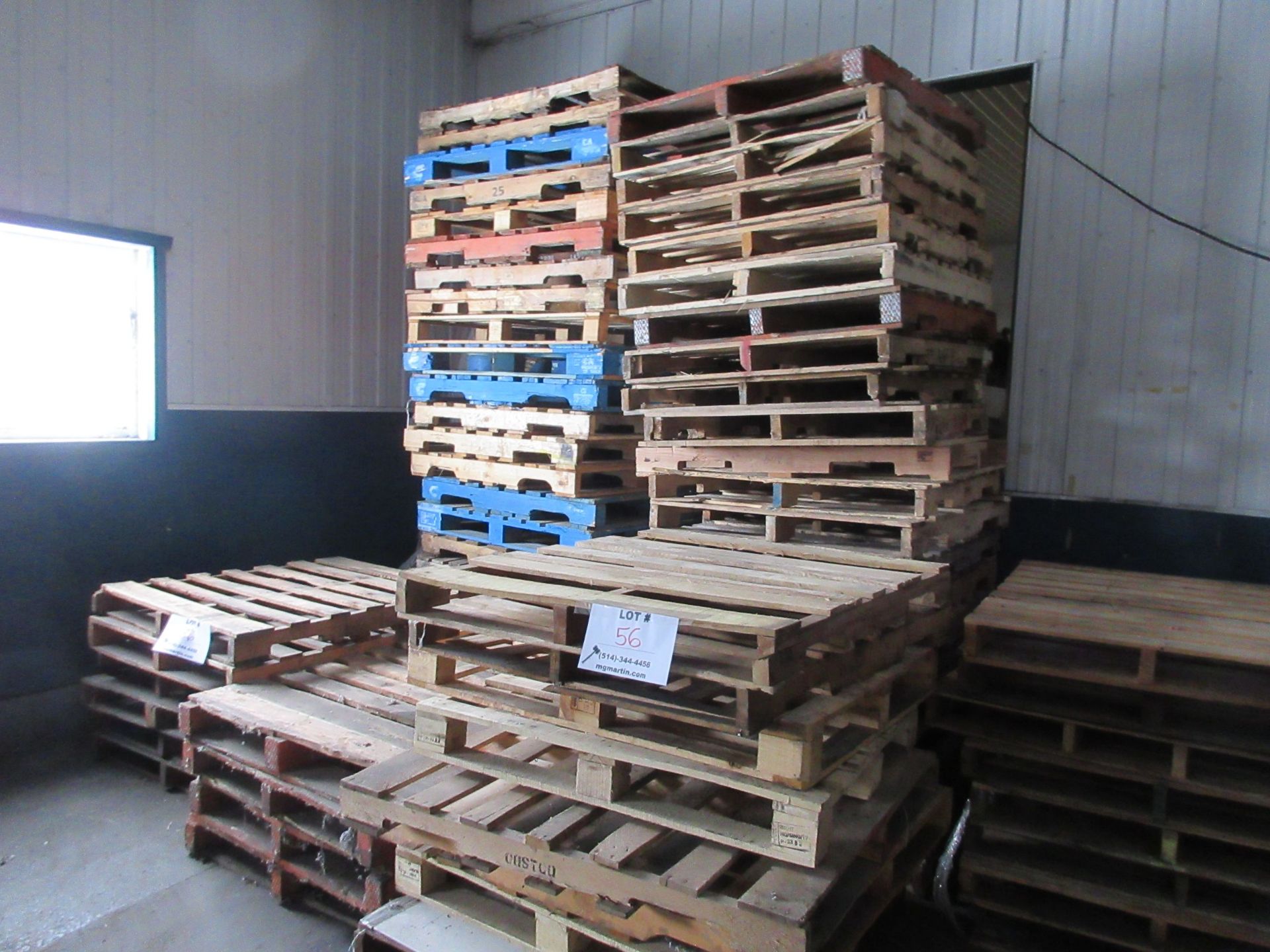 Including assorted pallets (approx 50)