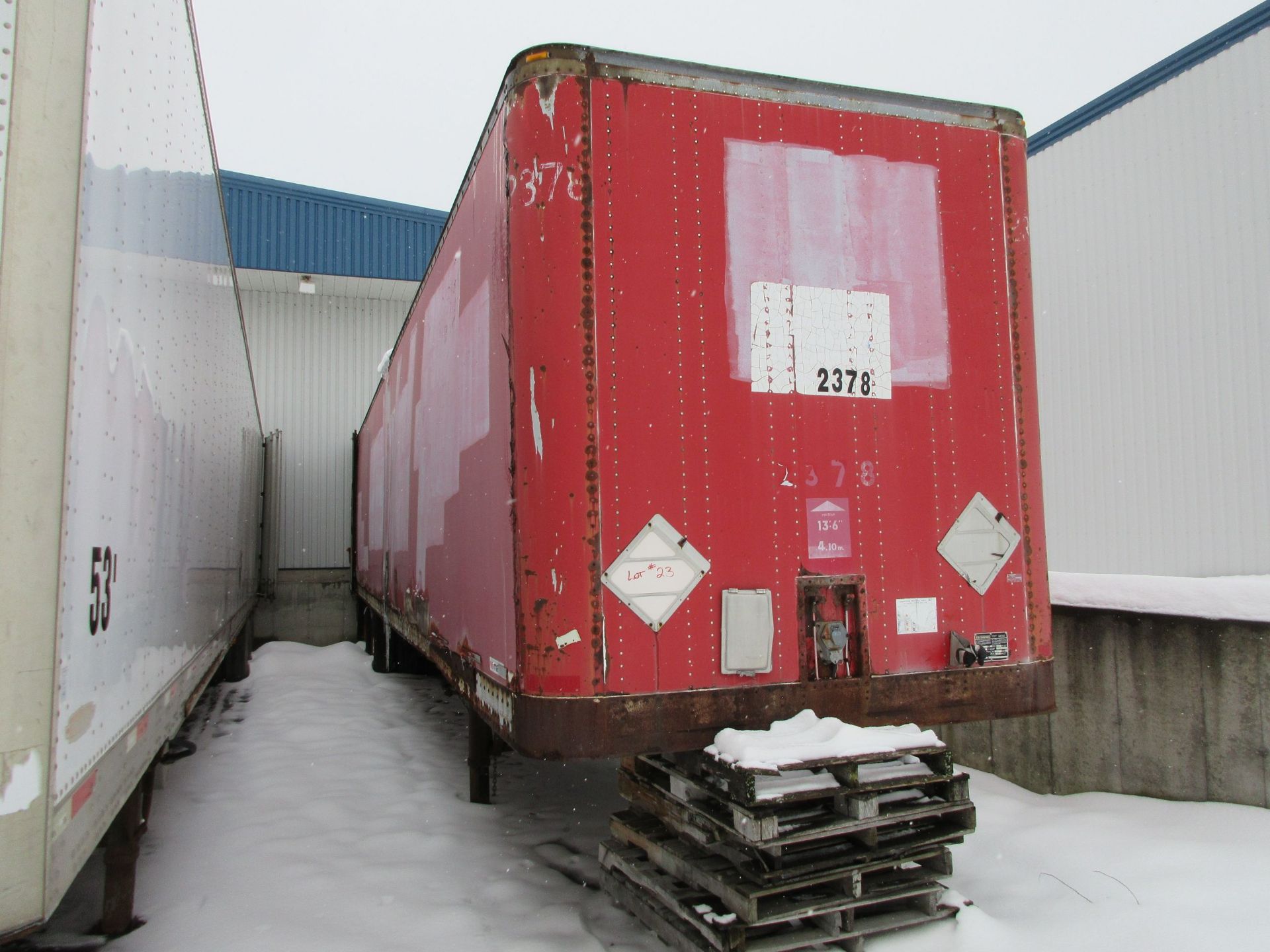 48 ft MANAC trailer (double axel) for storage only