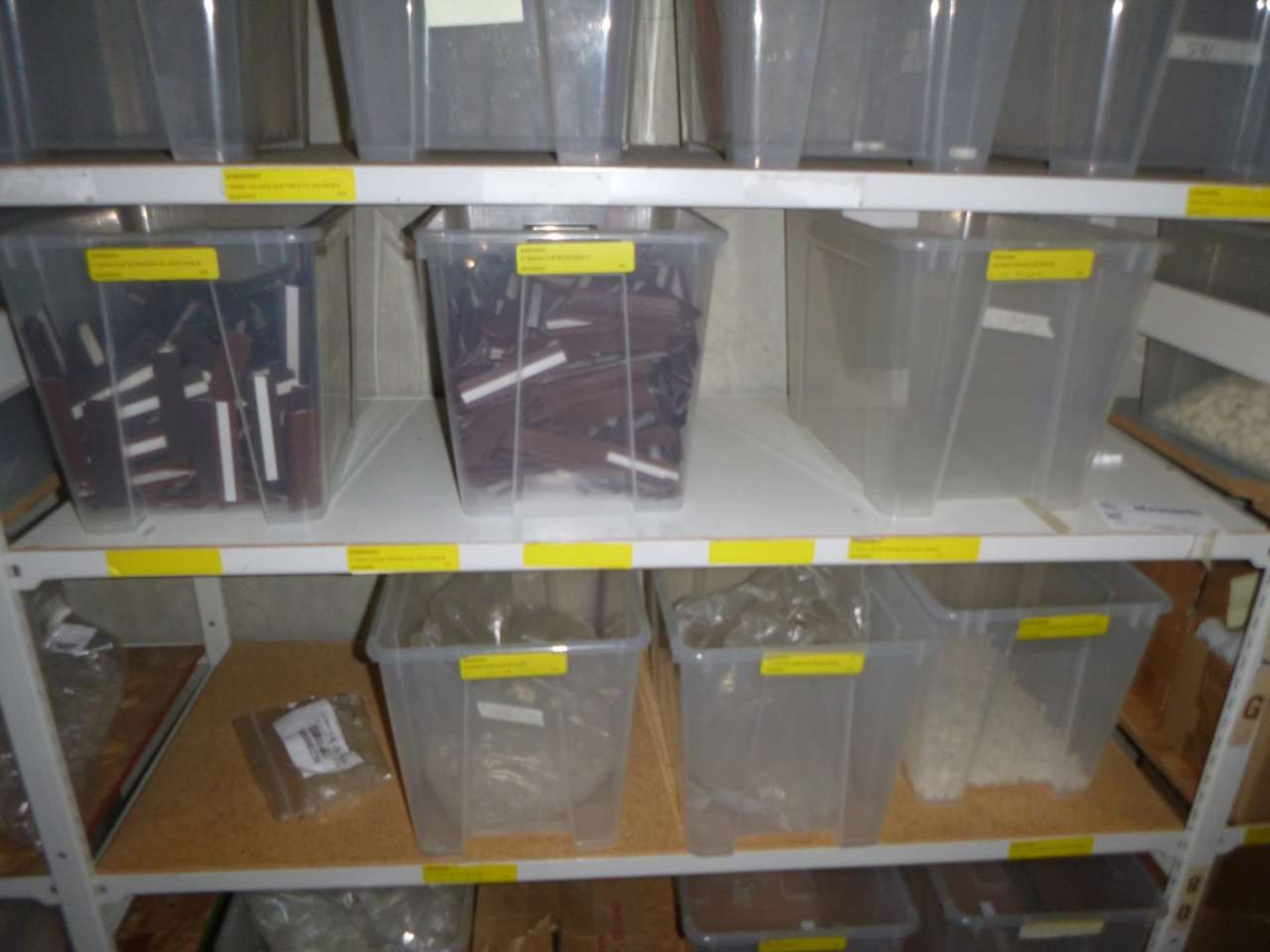 Lot of Marked Mixed Parts on 5-Sections of Shelving - Image 2 of 10