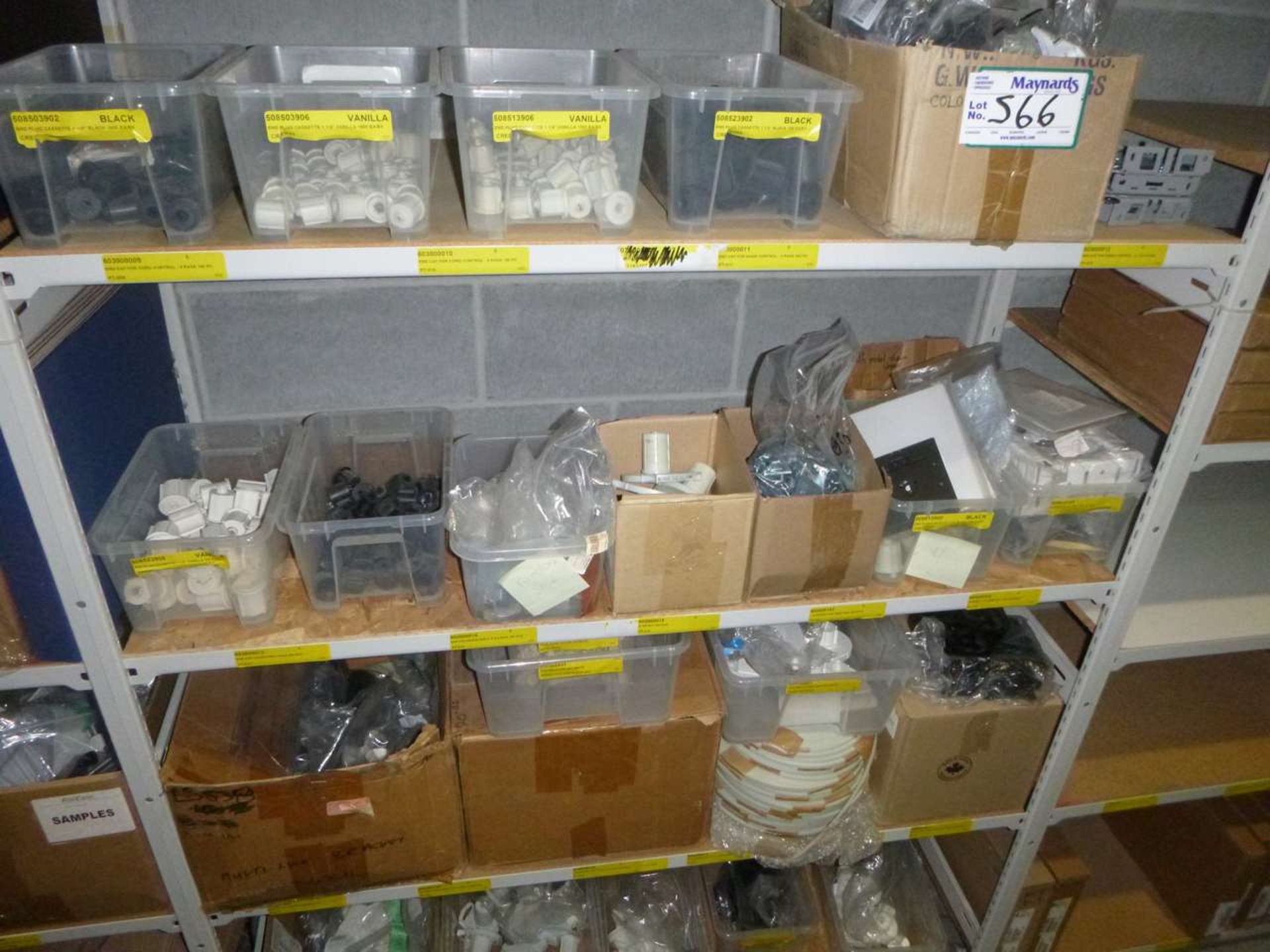 Lot of Marked Mixed Parts on 5-Sections of Shelving - Image 8 of 10