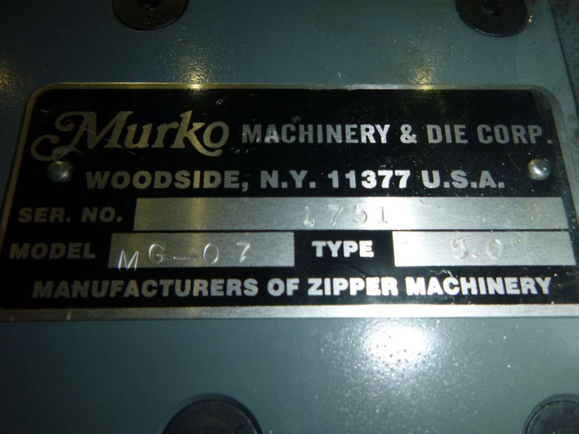 Murko MG-07 Type 50 Grommet Machine - Image 3 of 4