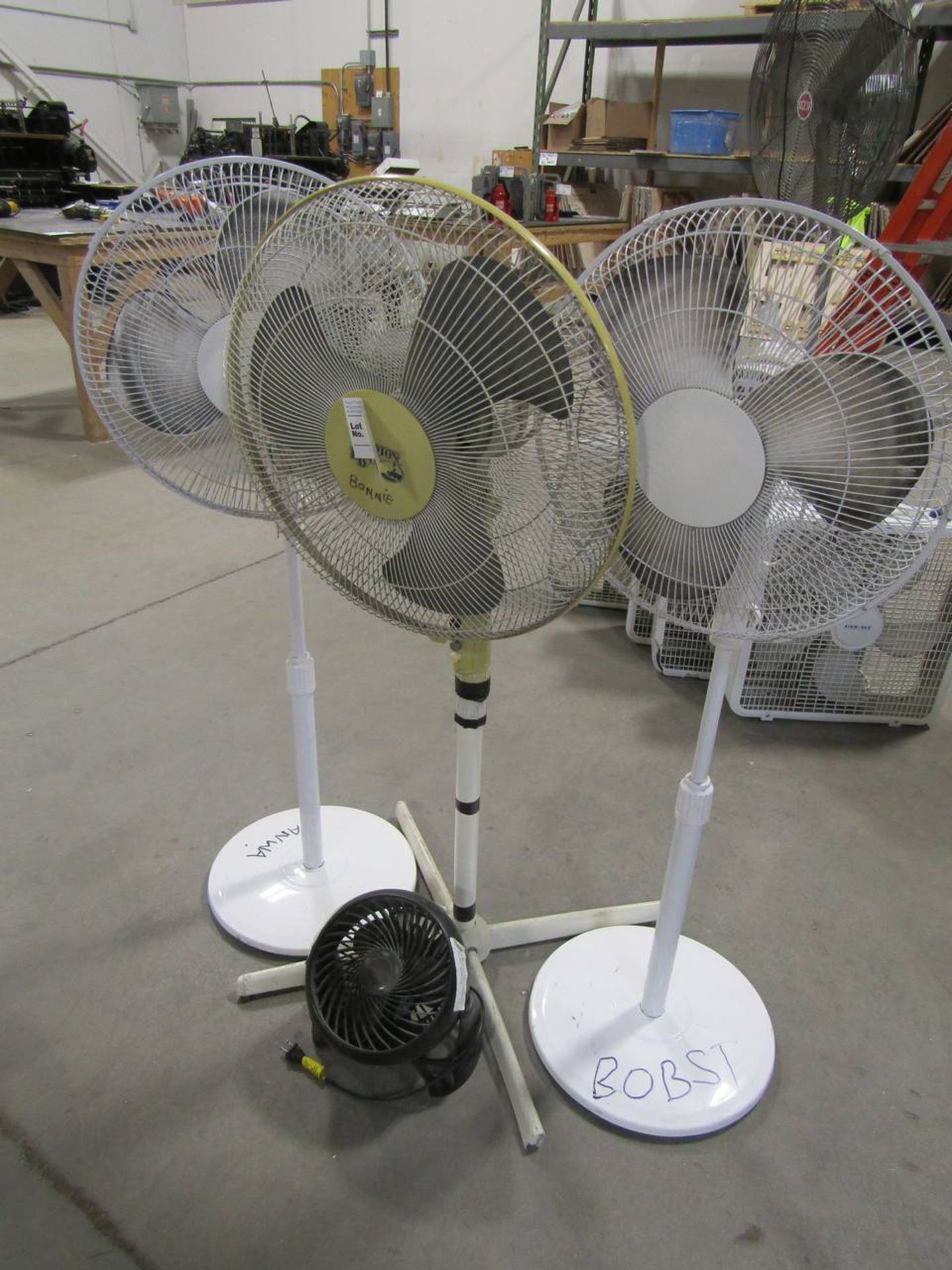 3 Standing Fans