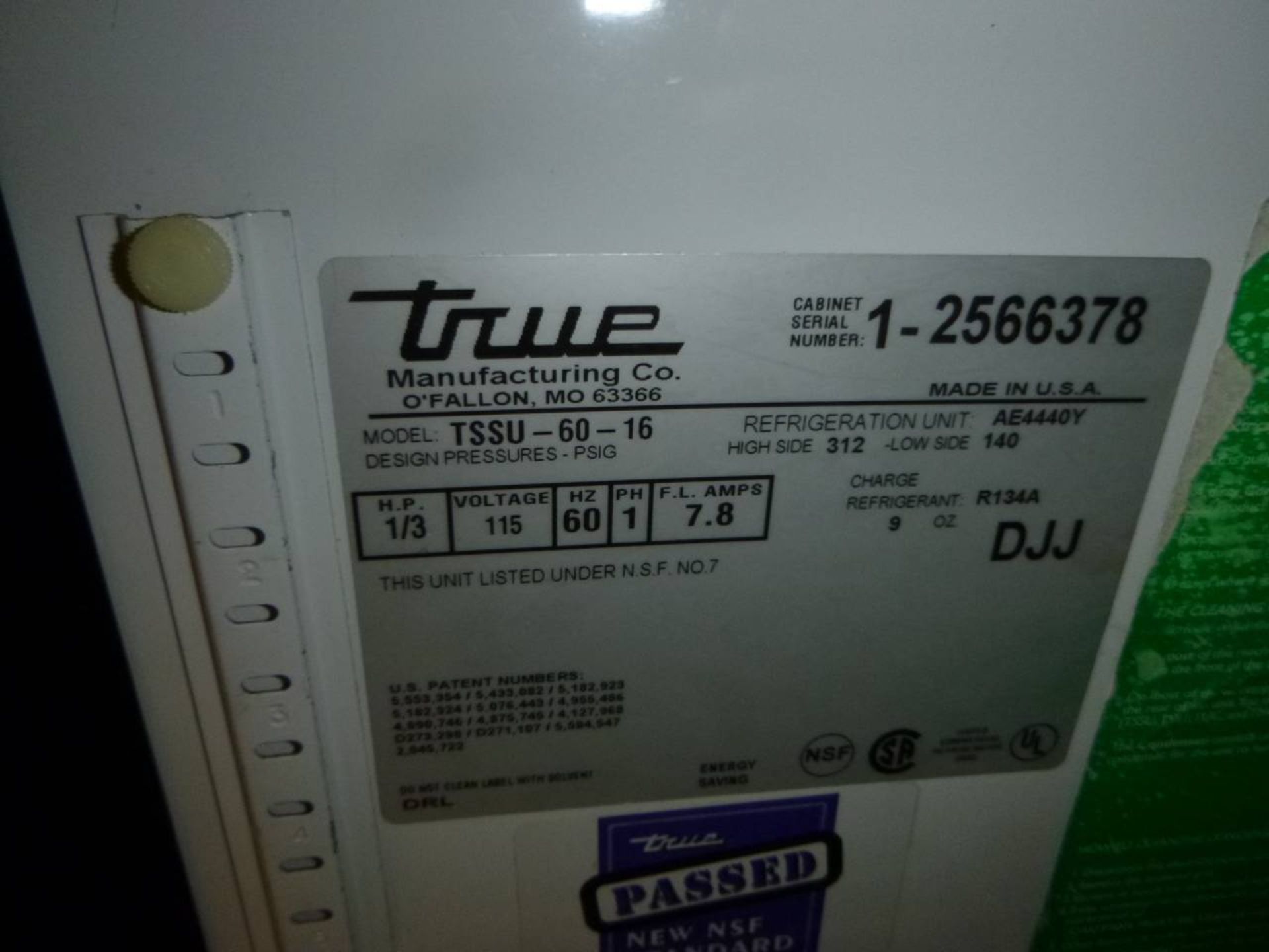 True TSSU-60-16 Refrigerated Prep Table - Image 3 of 3