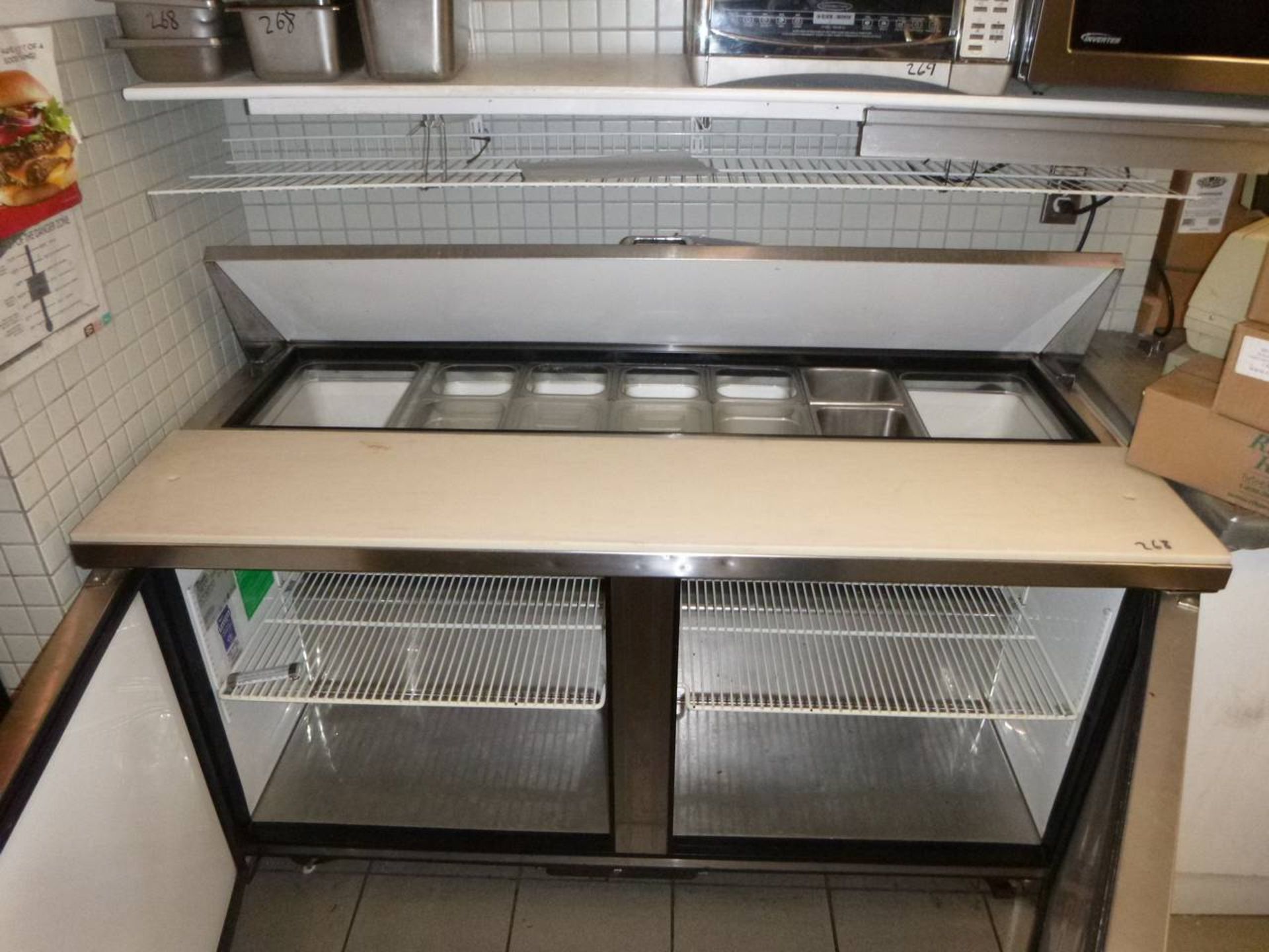 True TSSU-60-16 Refrigerated Prep Table - Image 2 of 3