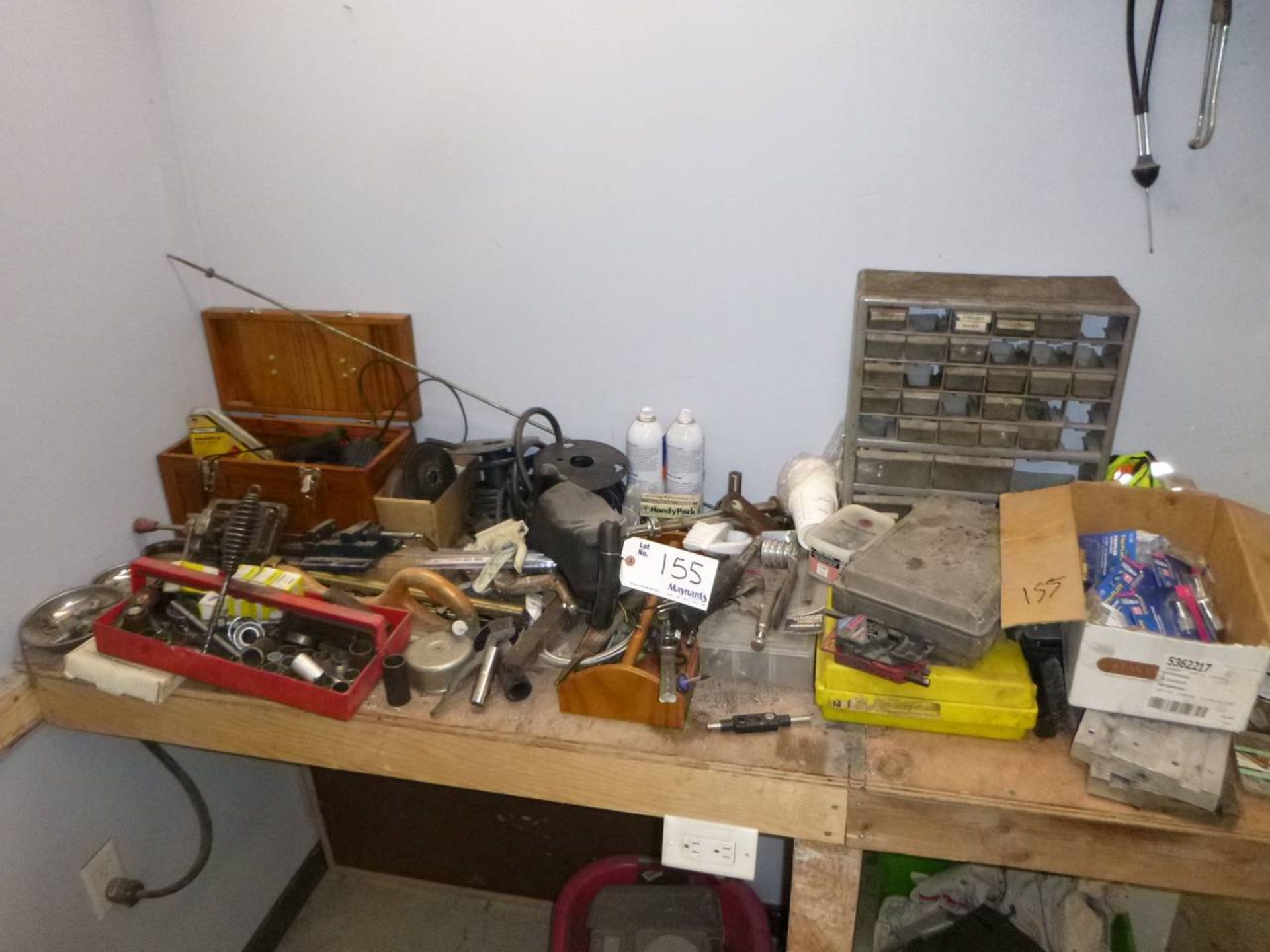 Lot Of Tools And Marked Parts