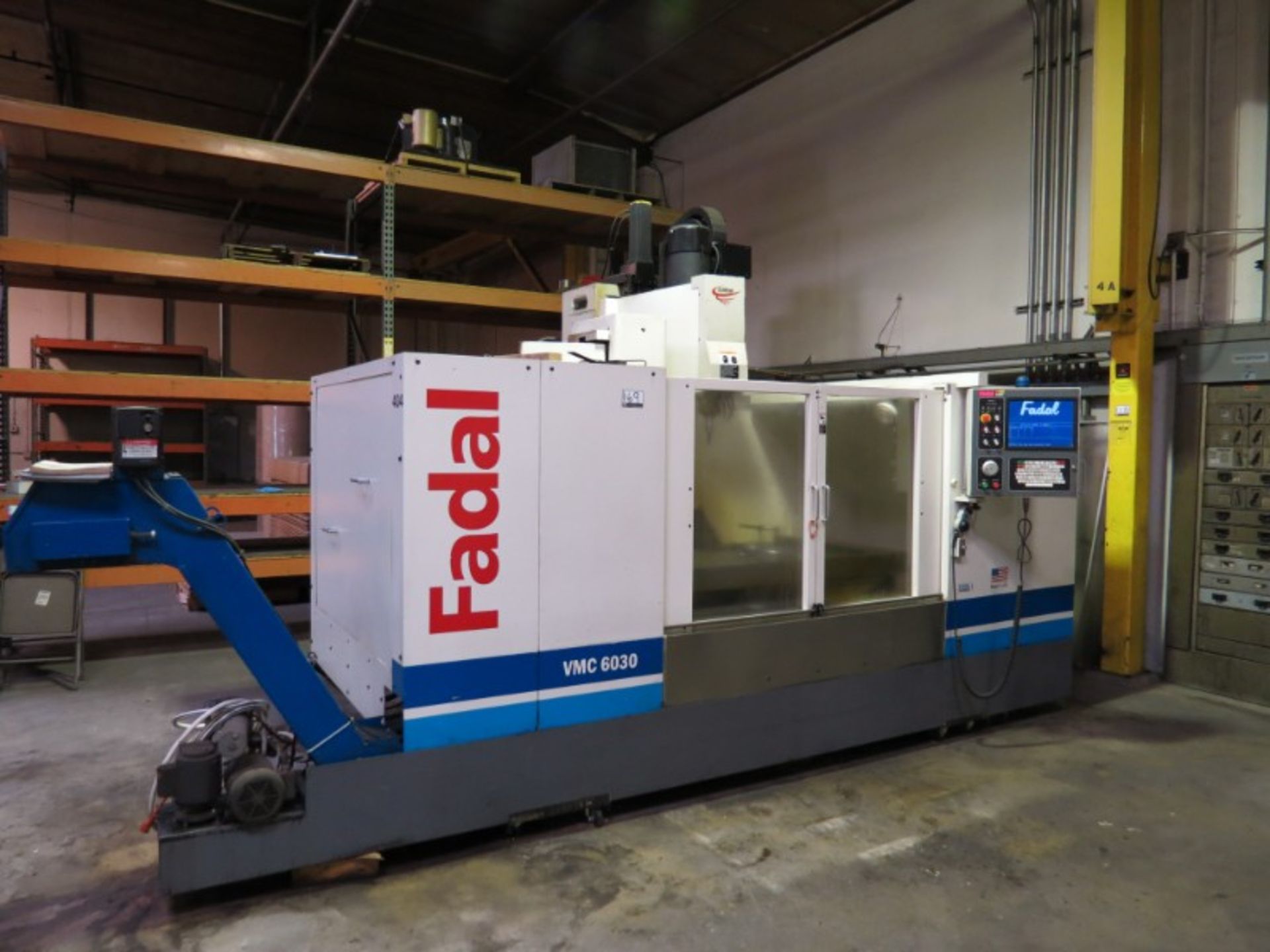 Fadal VMC-6030 VHT Vertical Machining Center, MP CNC ctrl, CTS, 10K RPM, CT 40, 30 ATC, s/n - Image 3 of 11