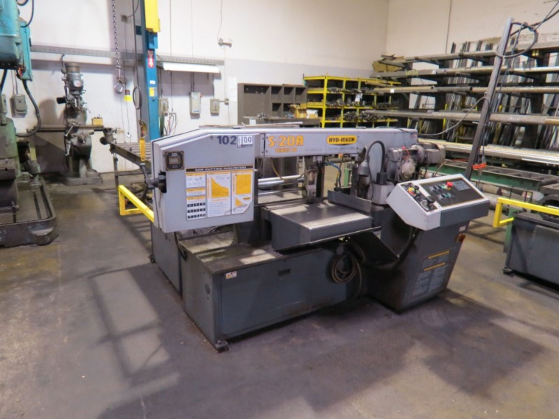 HYD-Mech S-20A Series III Automatic Horizantal Band Saw 13'' x 18'' Cap, Miter Auto Feed - Image 2 of 5