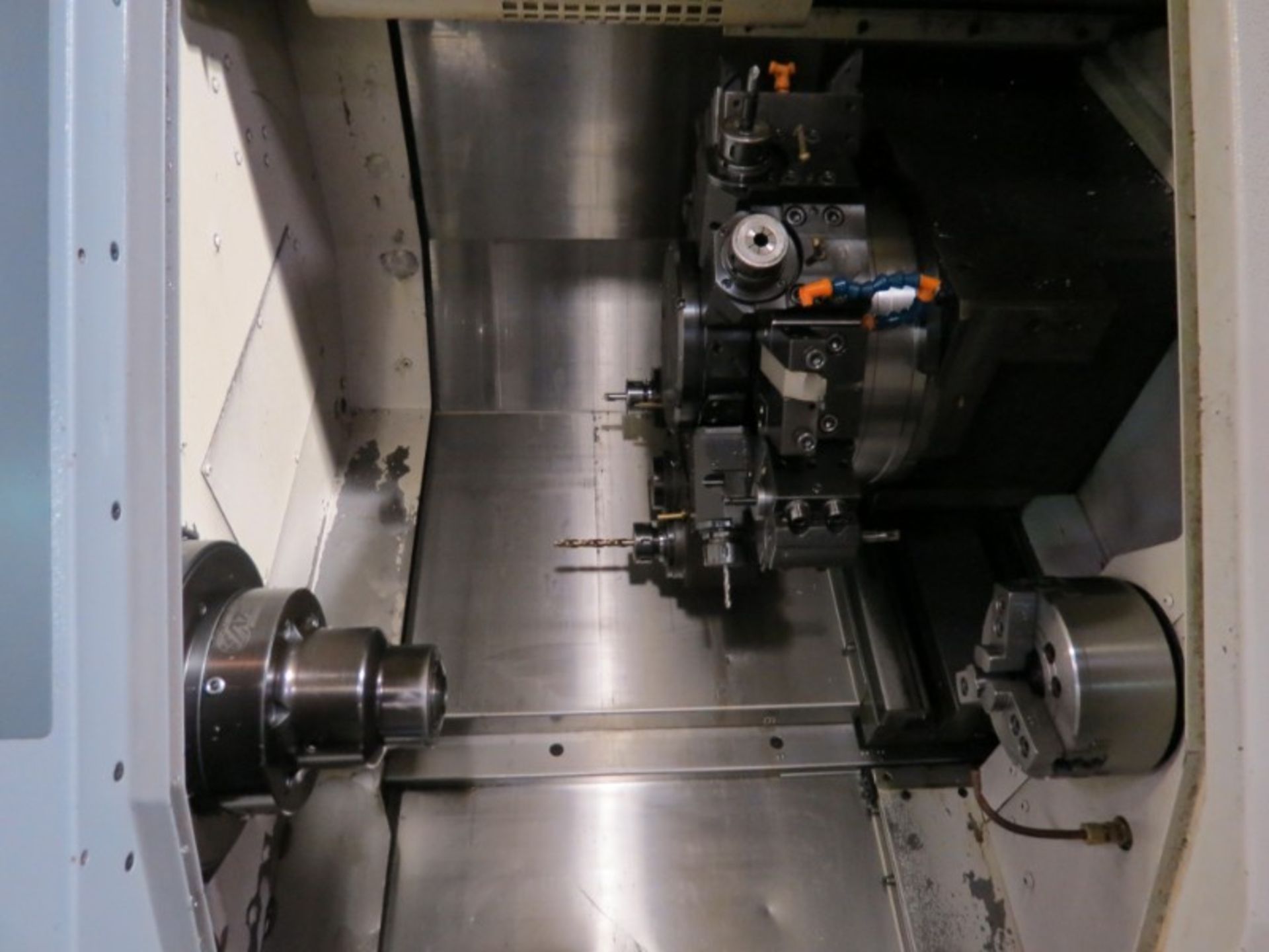 Mori- Seiki SL-204SMC,MSG-805 ctrl, Live tool , sub spindle, s/n 1331 New 2004 - Image 9 of 11