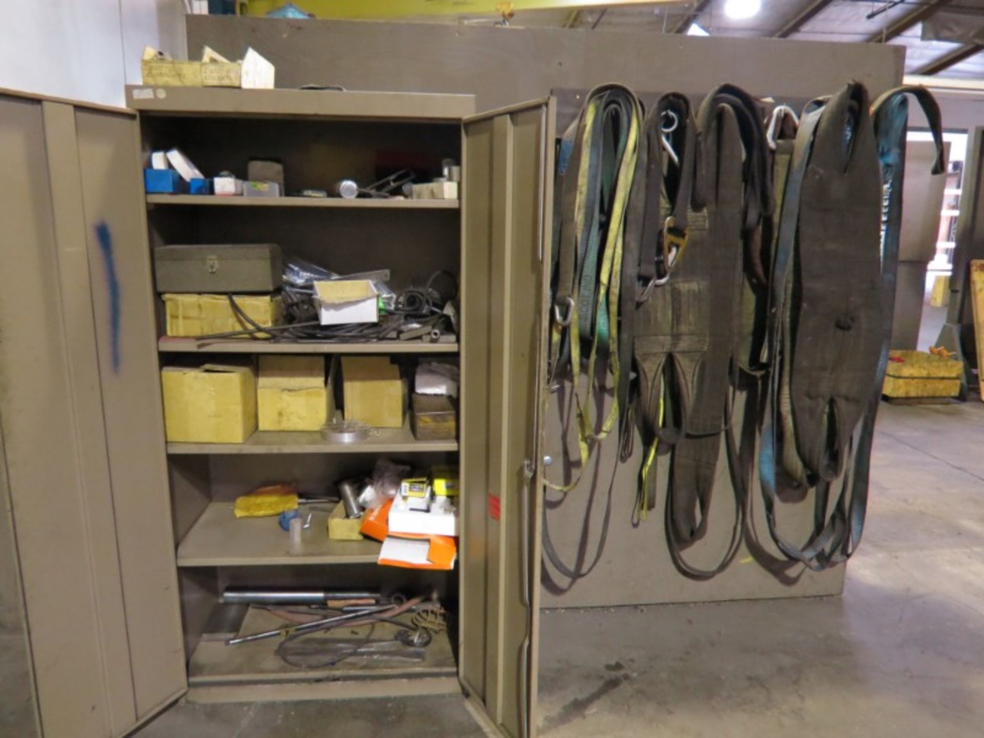 Metal Cabinet W/ Straps