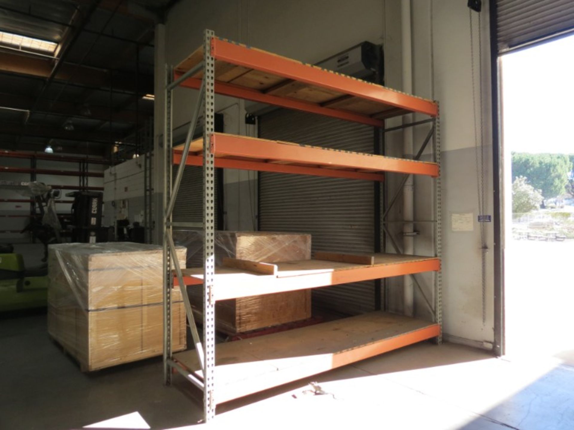 6 Sections of Pallet Racking with Shipping Supplies - Image 4 of 4