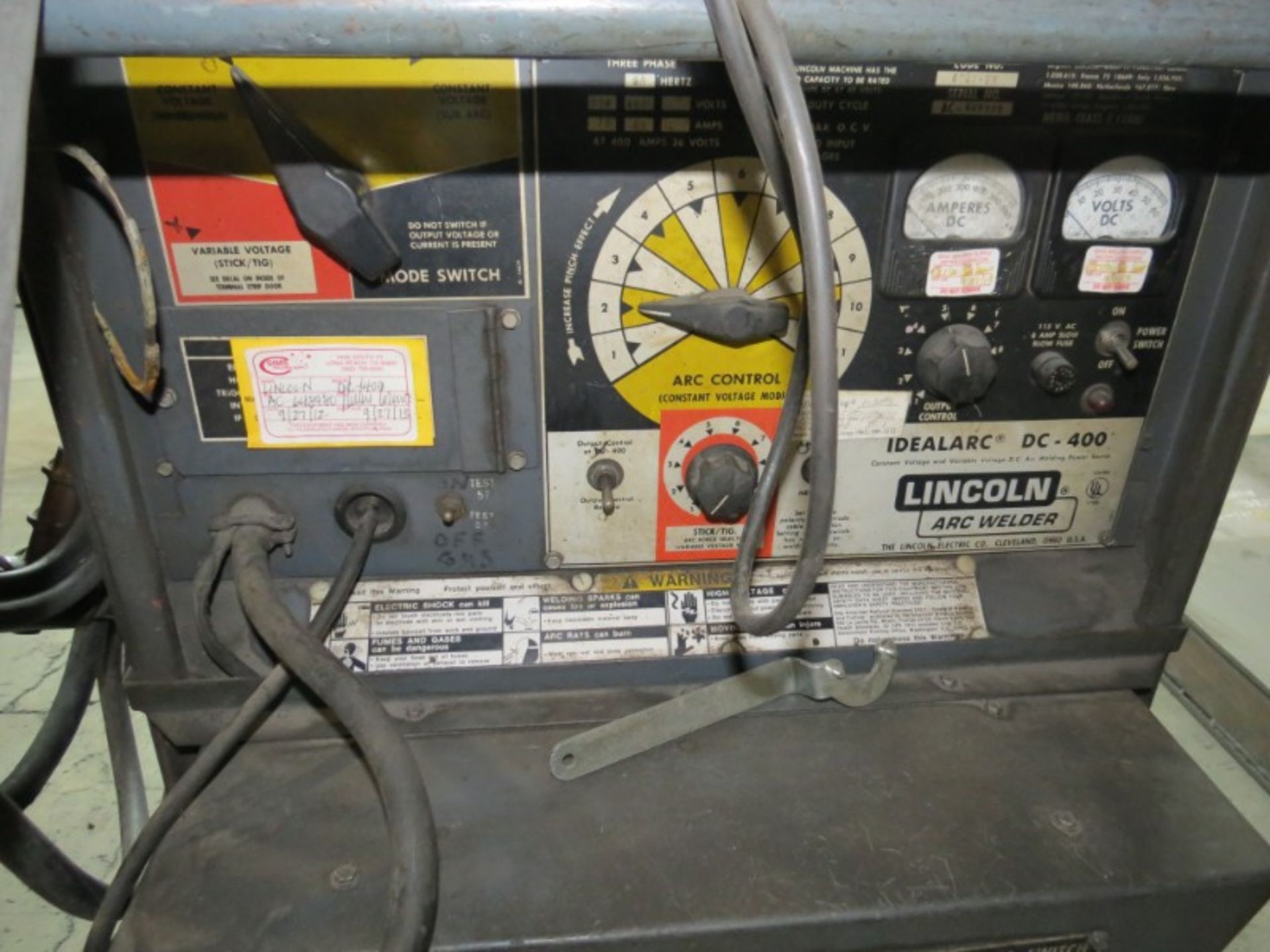 Lincoln Idealark DC 400 Welder - Image 4 of 4