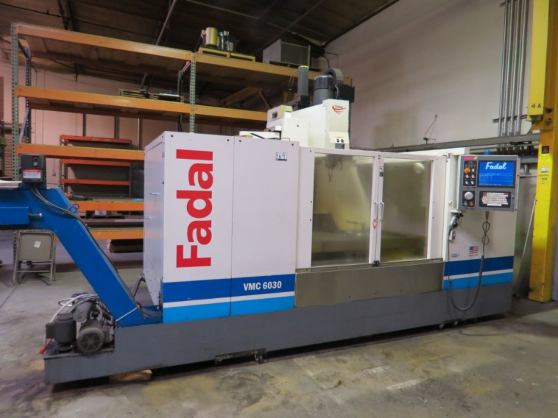 Fadal VMC-6030 VHT Vertical Machining Center, MP CNC ctrl, CTS, 10K RPM, CT 40, 30 ATC, s/n