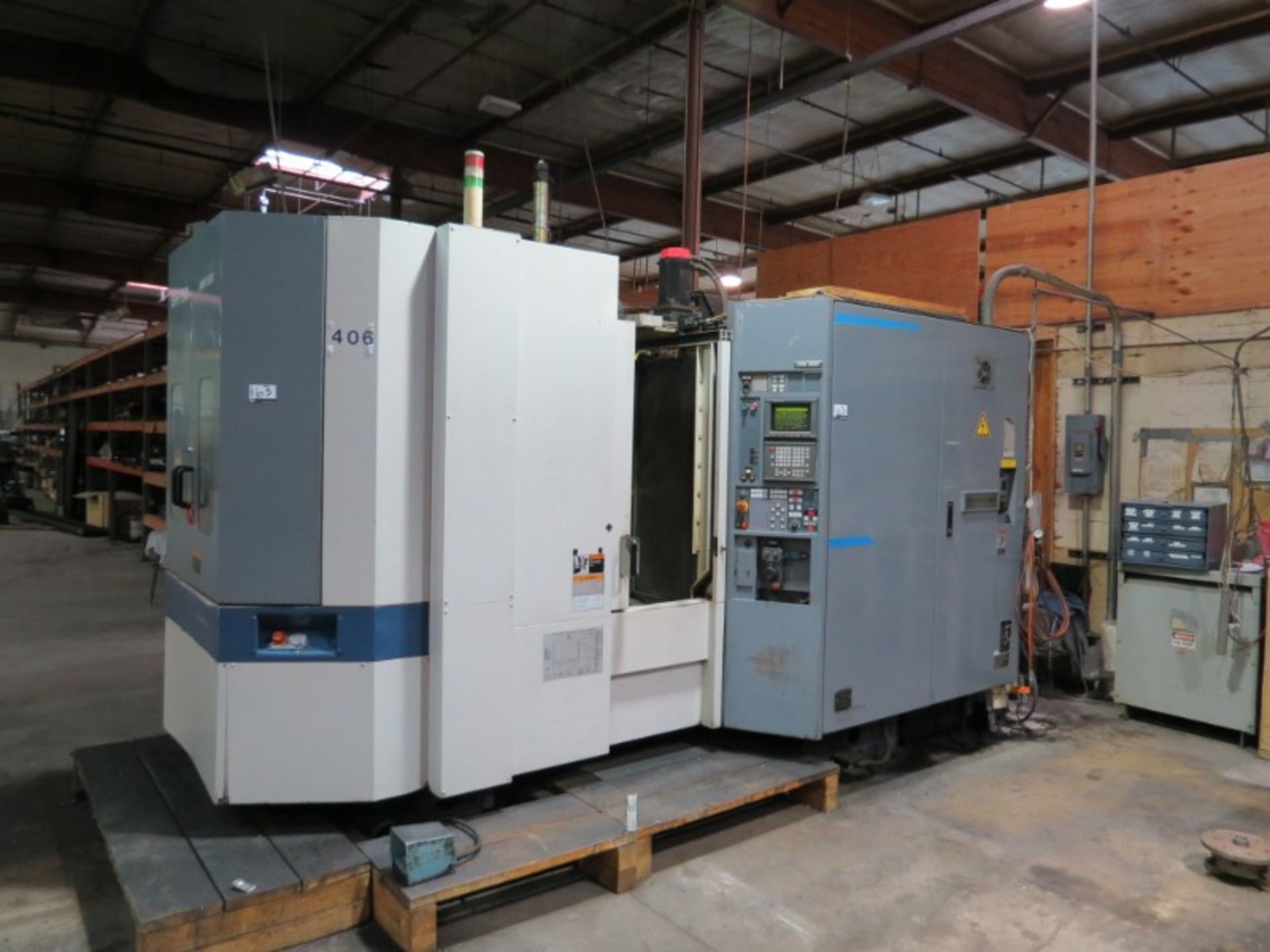 Mori-Seiki SH-50Horizantal Machining Center,MSC-516 ctrl, coolant thru spindle, CT40.60 ATC New 1996 - Image 3 of 8