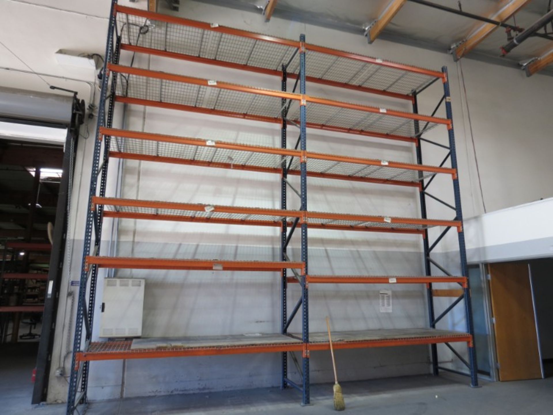 6 Sections of Pallet Racking with Shipping Supplies - Image 2 of 4