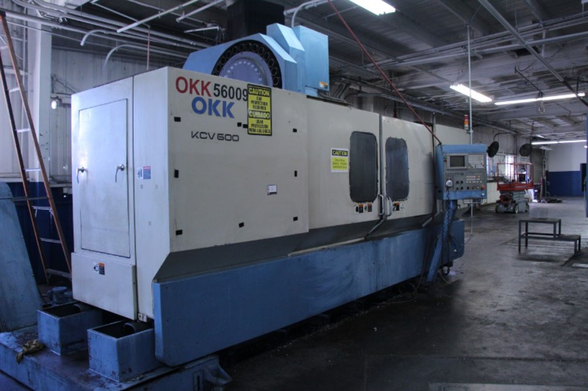 OKK KCV600 – 20L CNC Vertical Machining Center, Mitsubishi Neomatic control, 80” x 25” x 25” - Image 4 of 18