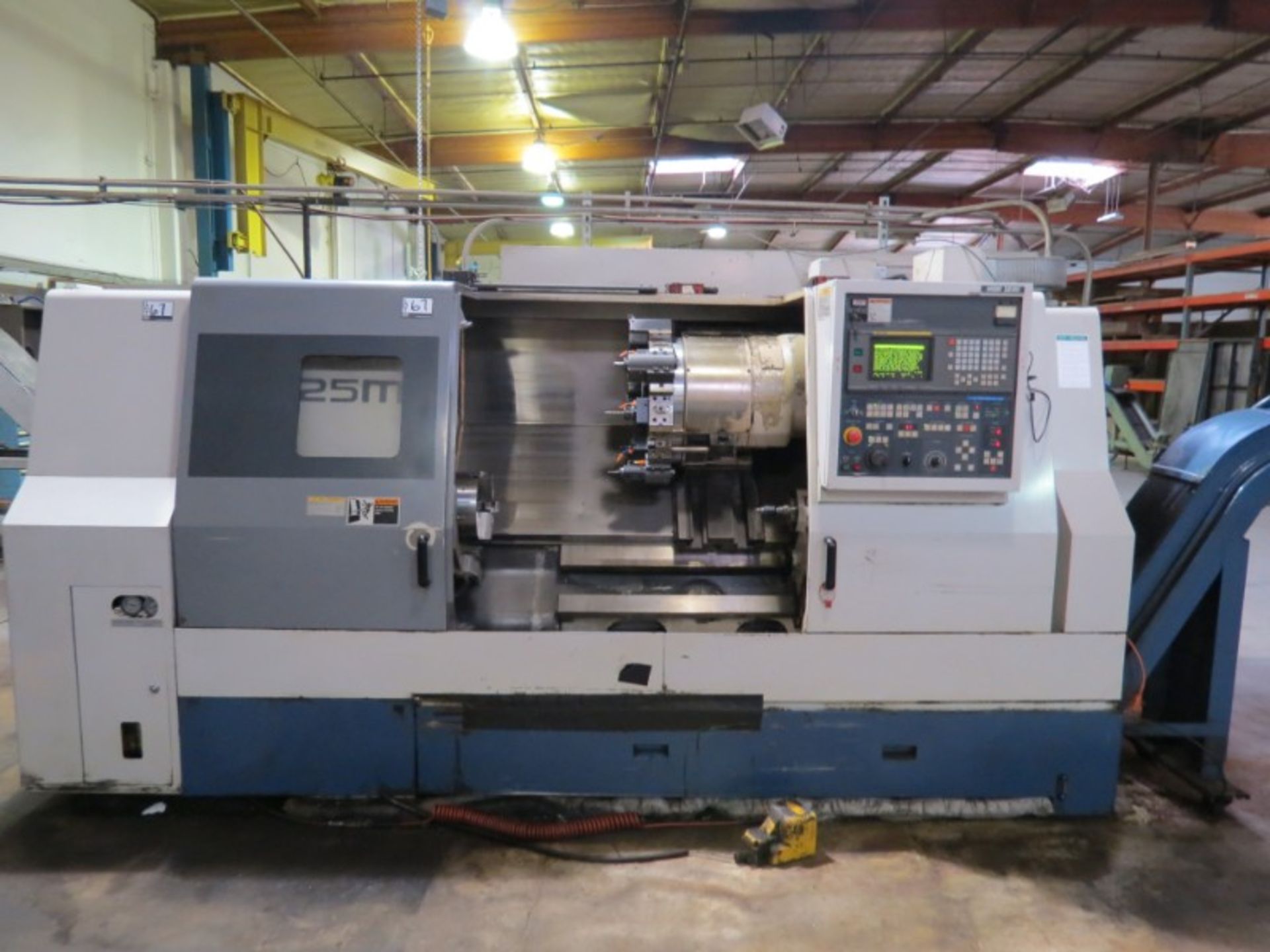 Mori-SEIKI SL-25/1000 MC, fanuc 16TA (MF-M6) , Live Tool, C axis, 40'' CC, 10'' chuck, s/n 1211