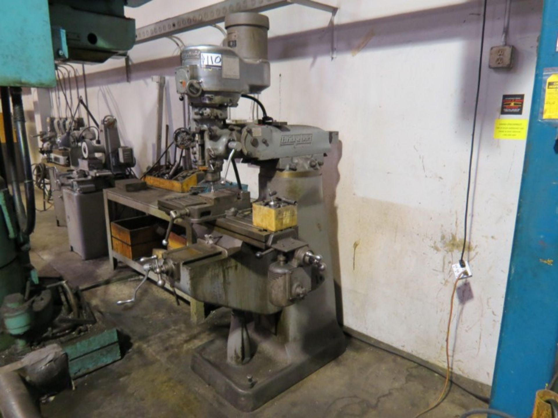 *Must be paid & picked up by 1/18/19* Bridgeport 9" X 42" Variable Speed Vertical Mill - Image 2 of 4